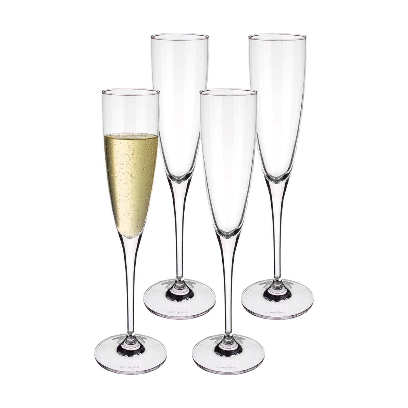 Villeroy & Boch Sektglas Maxima Champagnergläser 150 ml 4er Set, Glas