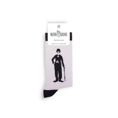 AlterSocks Freizeitsocken Lustige Socken Anzug Socken Damen & Herren Unisex Größe 36 – 45 (1 Paar)
