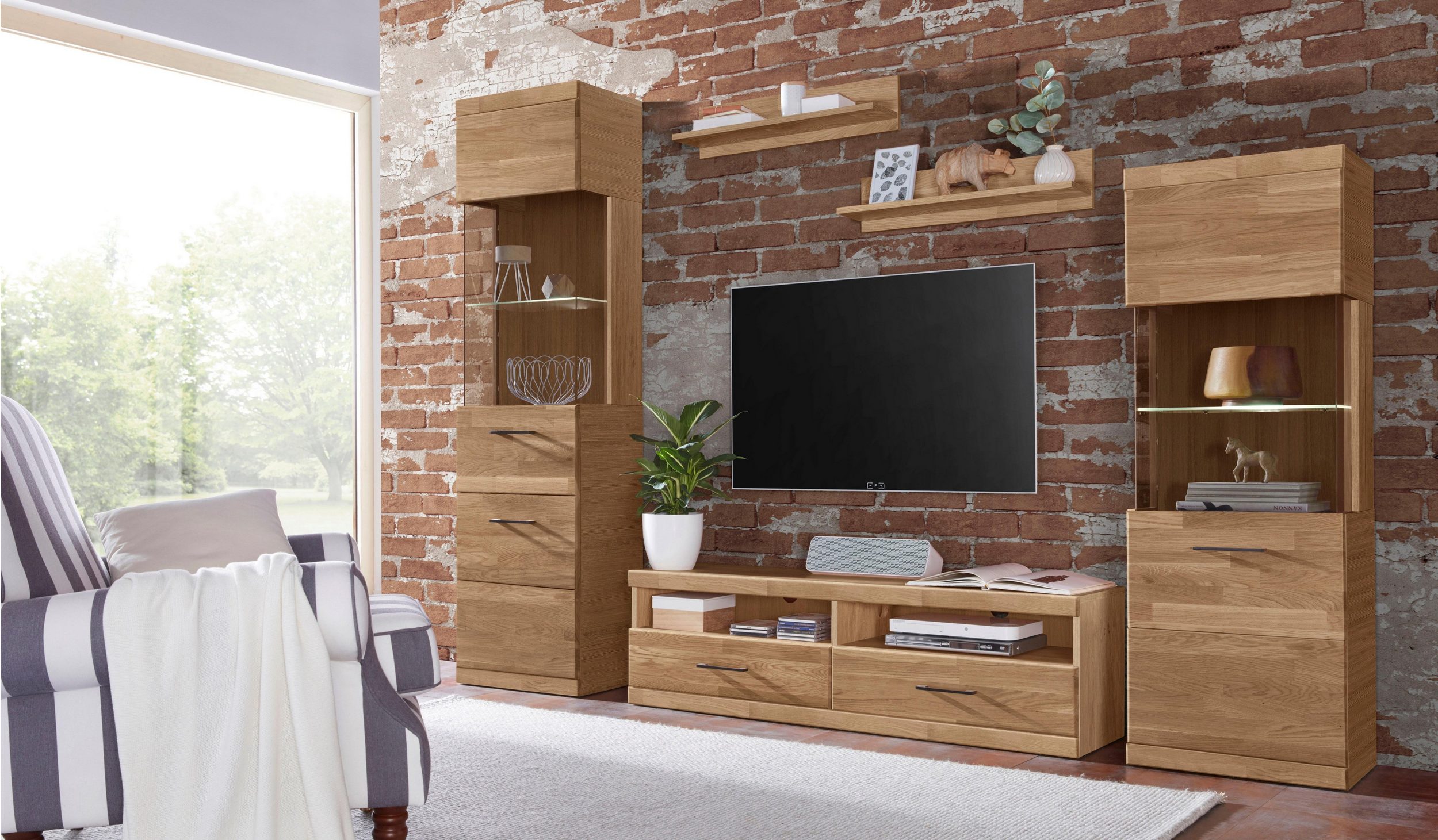 Wohnwand SIENNA (Set, 5-tlg) - 