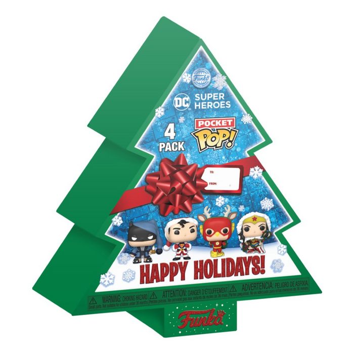 Funko Actionfigur Pocket POP! Christmas Tree Holiday Box - DC