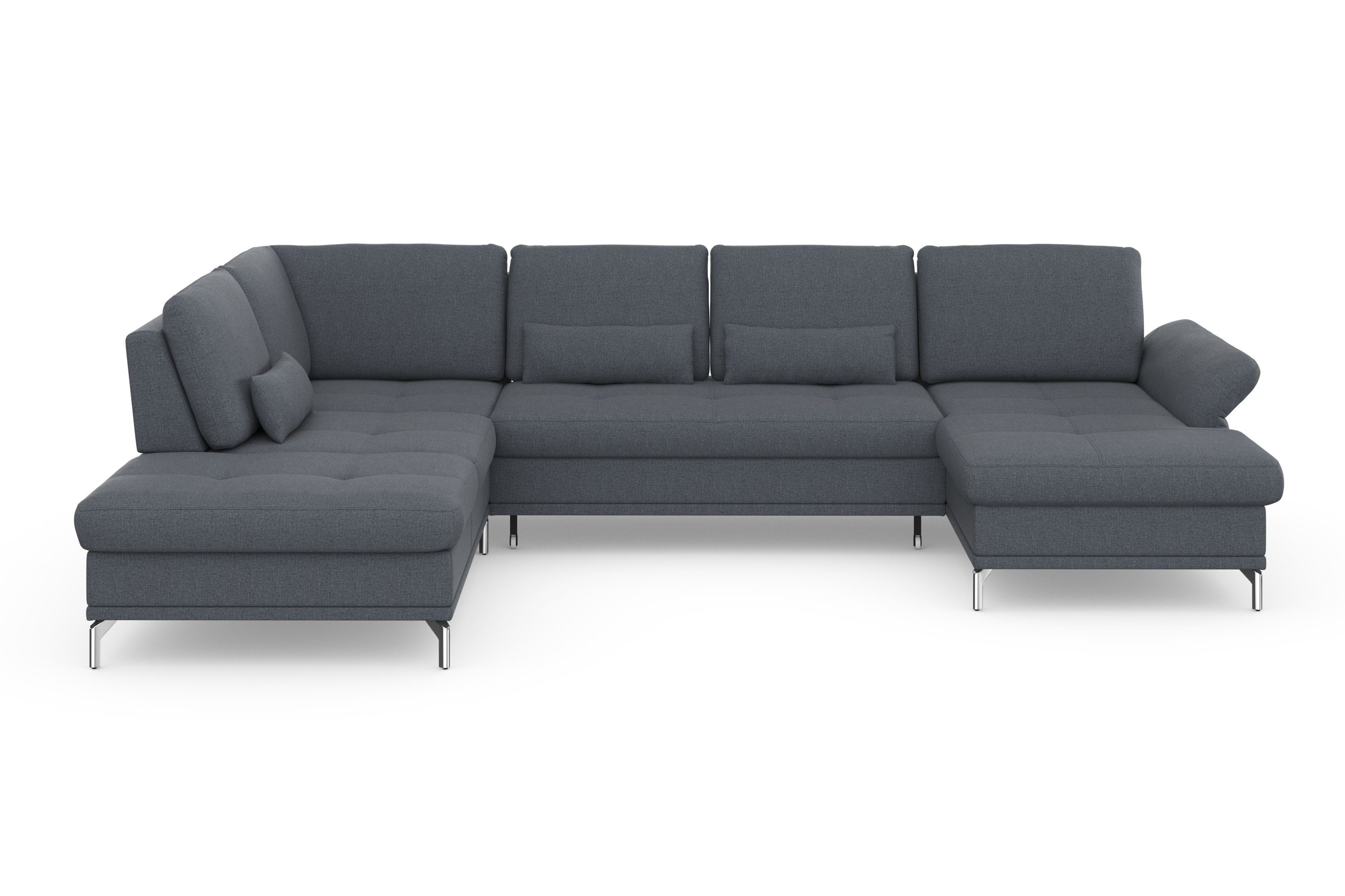 INOSIGN Wohnlandschaft "Palm Beach U-Form" Federkern, mit Sitztiefenverstel günstig online kaufen