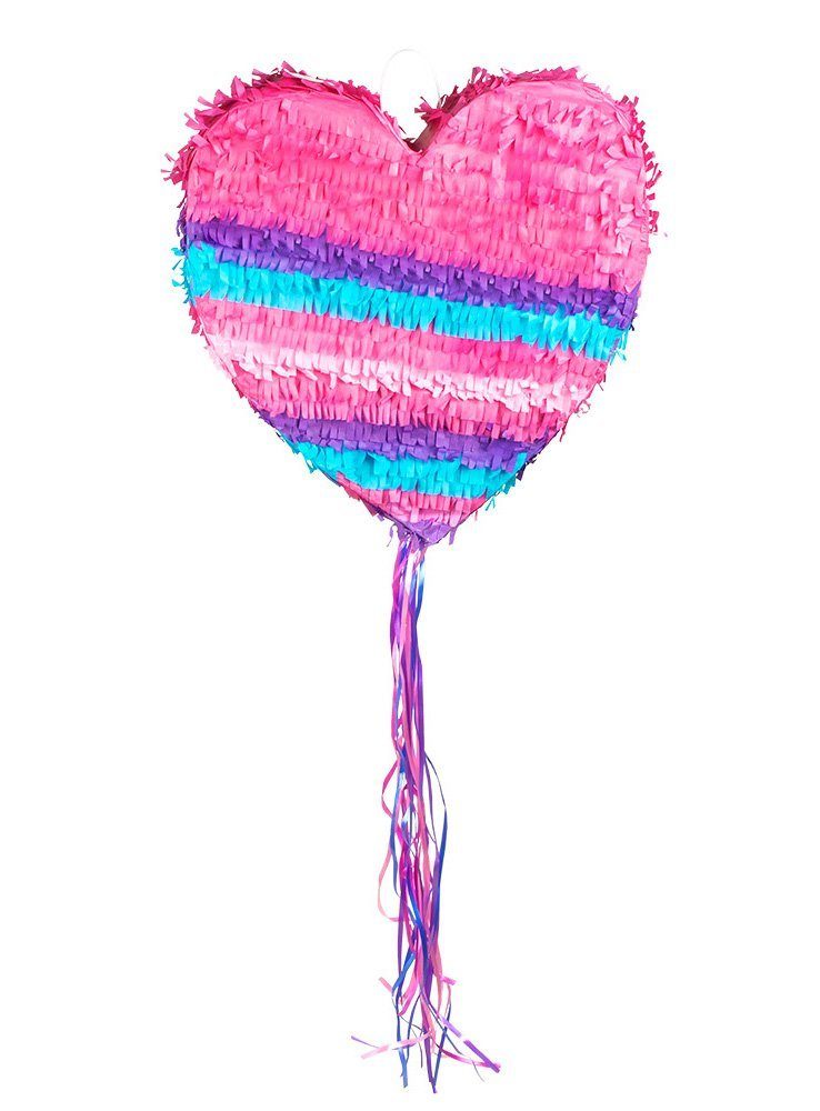 Boland Pinata Herz Piñata, Gibt Deiner Party ein schlagendes Argument: Figur zum Befüllen mit Süßigkeiten!