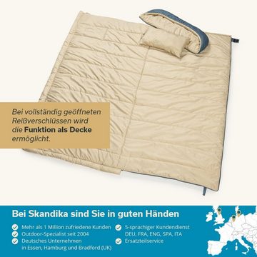Skandika Deckenschlafsack Oppdal, bis 7 °C, 230 × 90 cm, Outdoor, Camping, Wandern