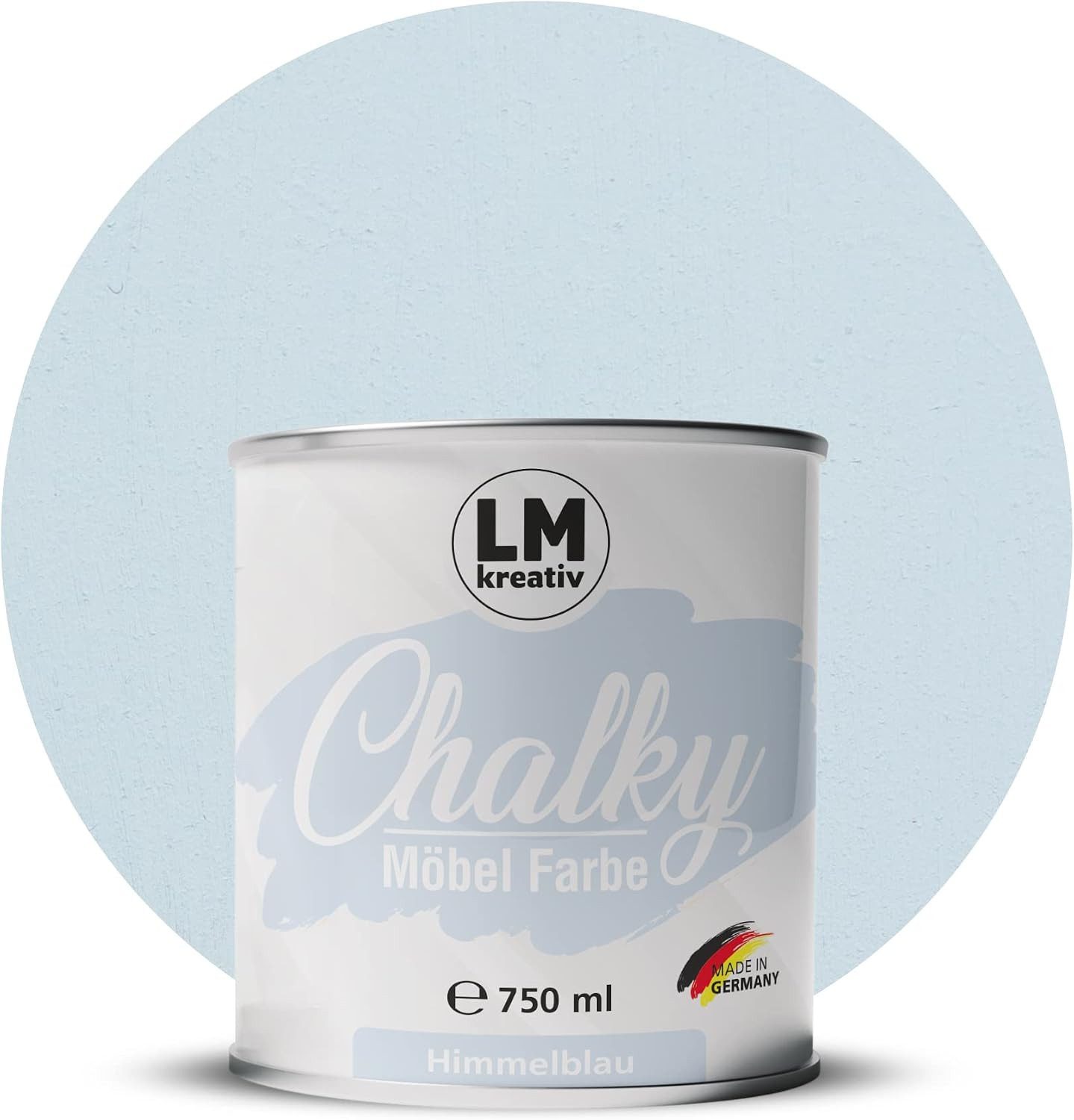 LM-Kreativ Kreidefarbe Chalky Möbelfarbe 750 ml