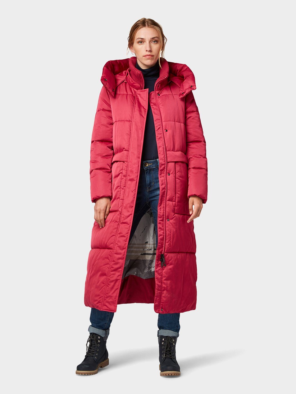 Tom Steppmantel«Aus »maxi Tailor Gewebe Online KaufenOtto Parka Leichtem y8OmNn0vw