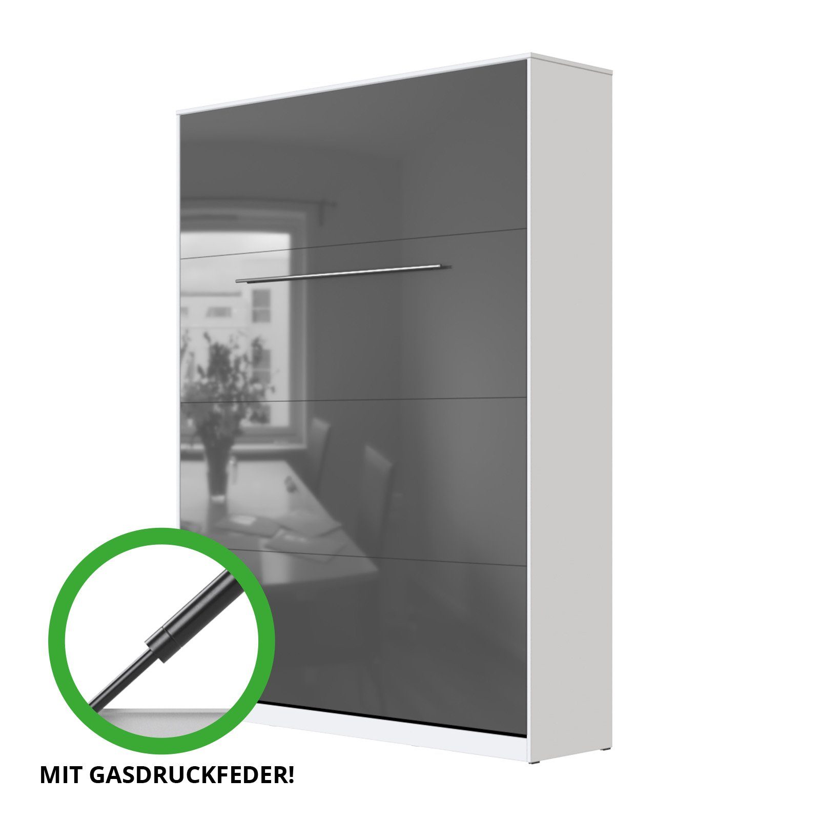 SMARTBett Schrankbett SMARTBett Standard 140x200 Vertikal/Hoch günstig online kaufen