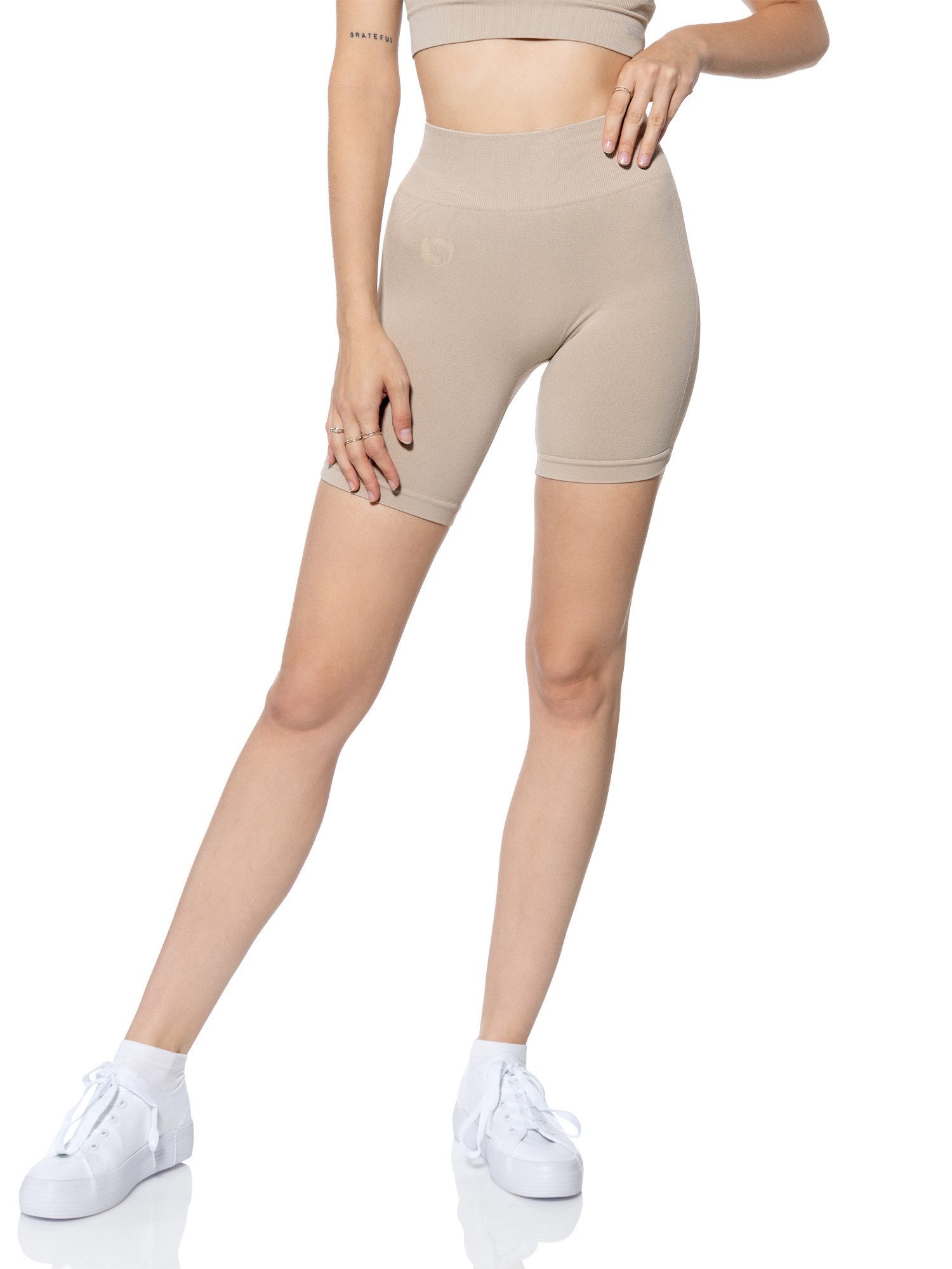Stark Soul® Trainingsshorts Seamless kurze Leggings OPAQUE in Unifarben