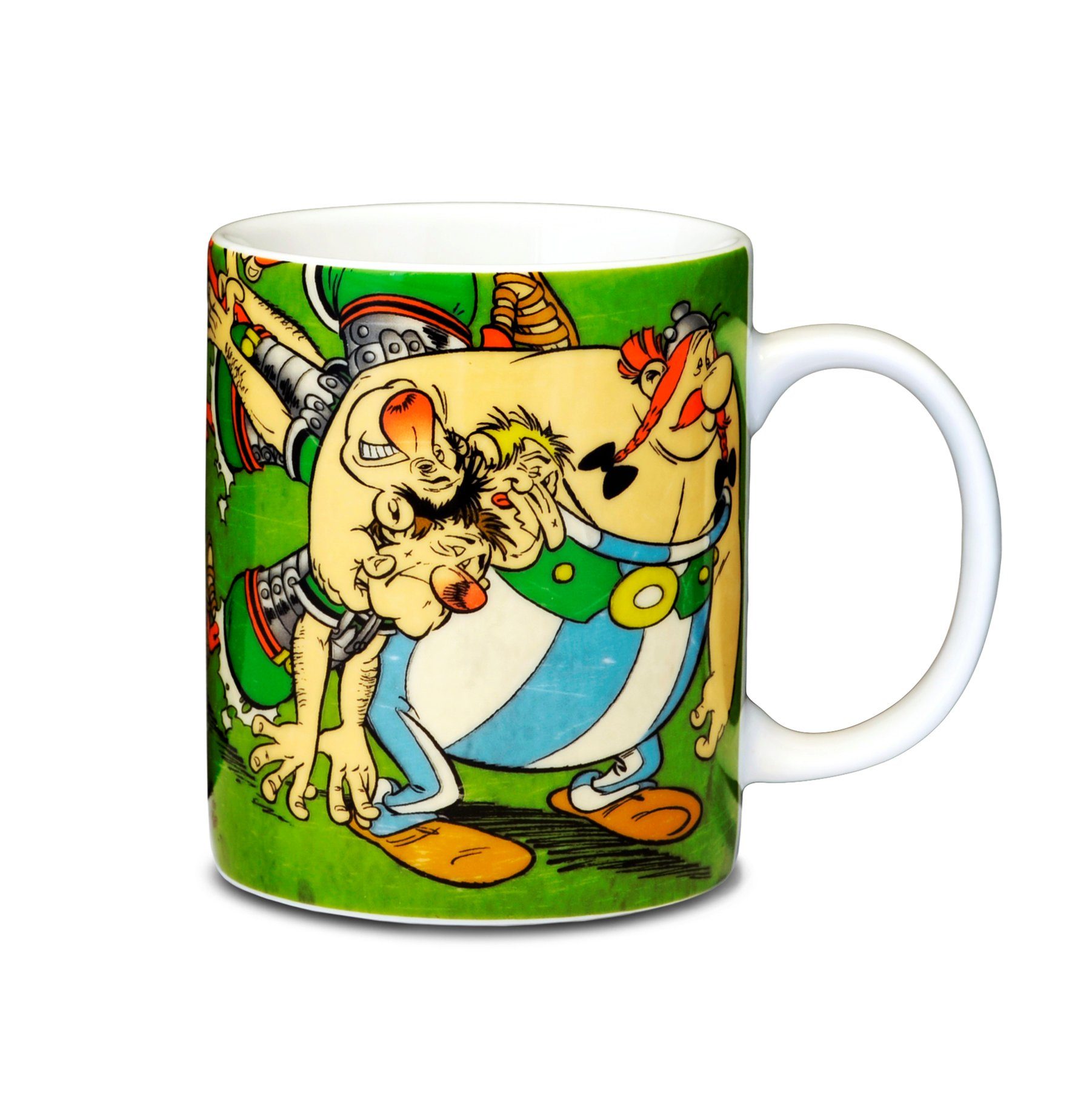 Image of LOGOSHIRT Tasse mit tollem Helden-Print »Asterix & Obelix with Romans«