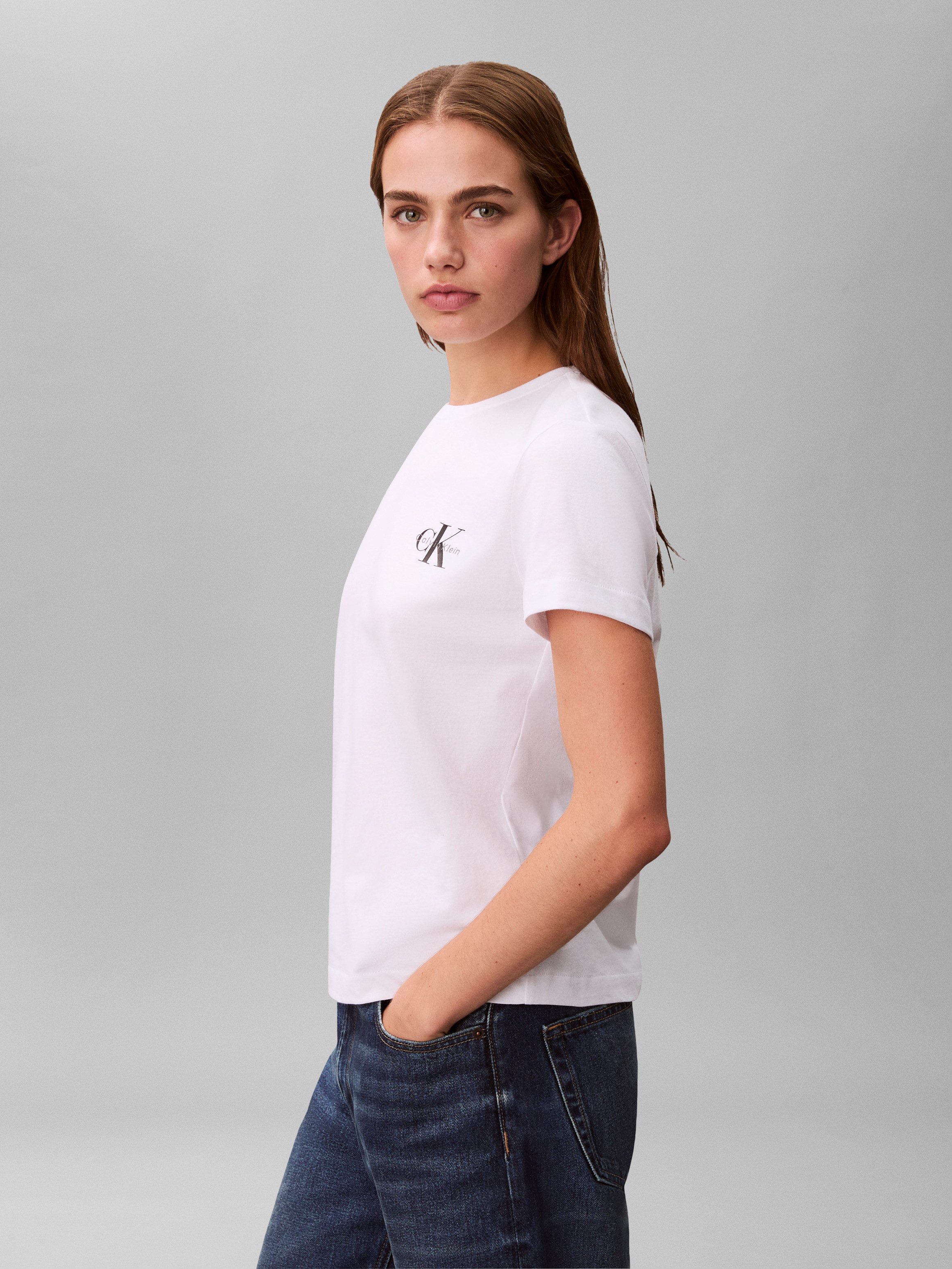 Calvin Klein Jeans T-Shirt MONOLOGO CN 2 PACK TEE (Packung, 2-tlg., 2er-Pack), Logoschriftzug