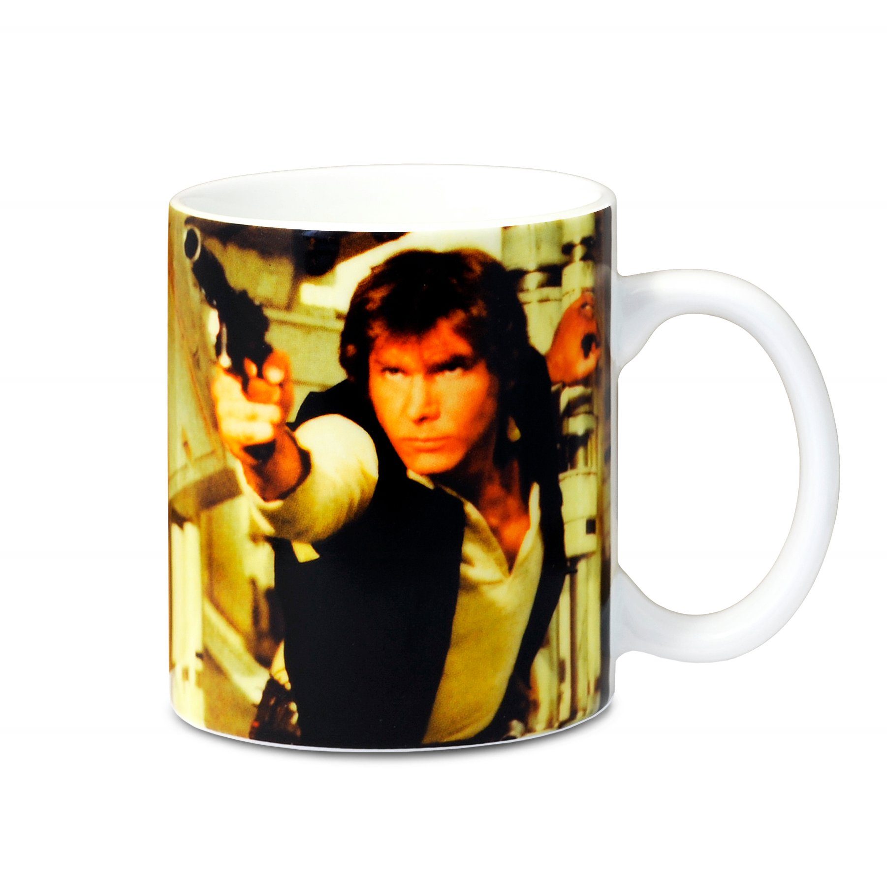Image of LOGOSHIRT Tasse mit coolem Helden-Print »Star Wars - Han Solo Shooting«