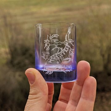 Schnapsglas Barline, Kristallglas, veredelt mit Gravur, 6-teilig, Inhalt 60 ml