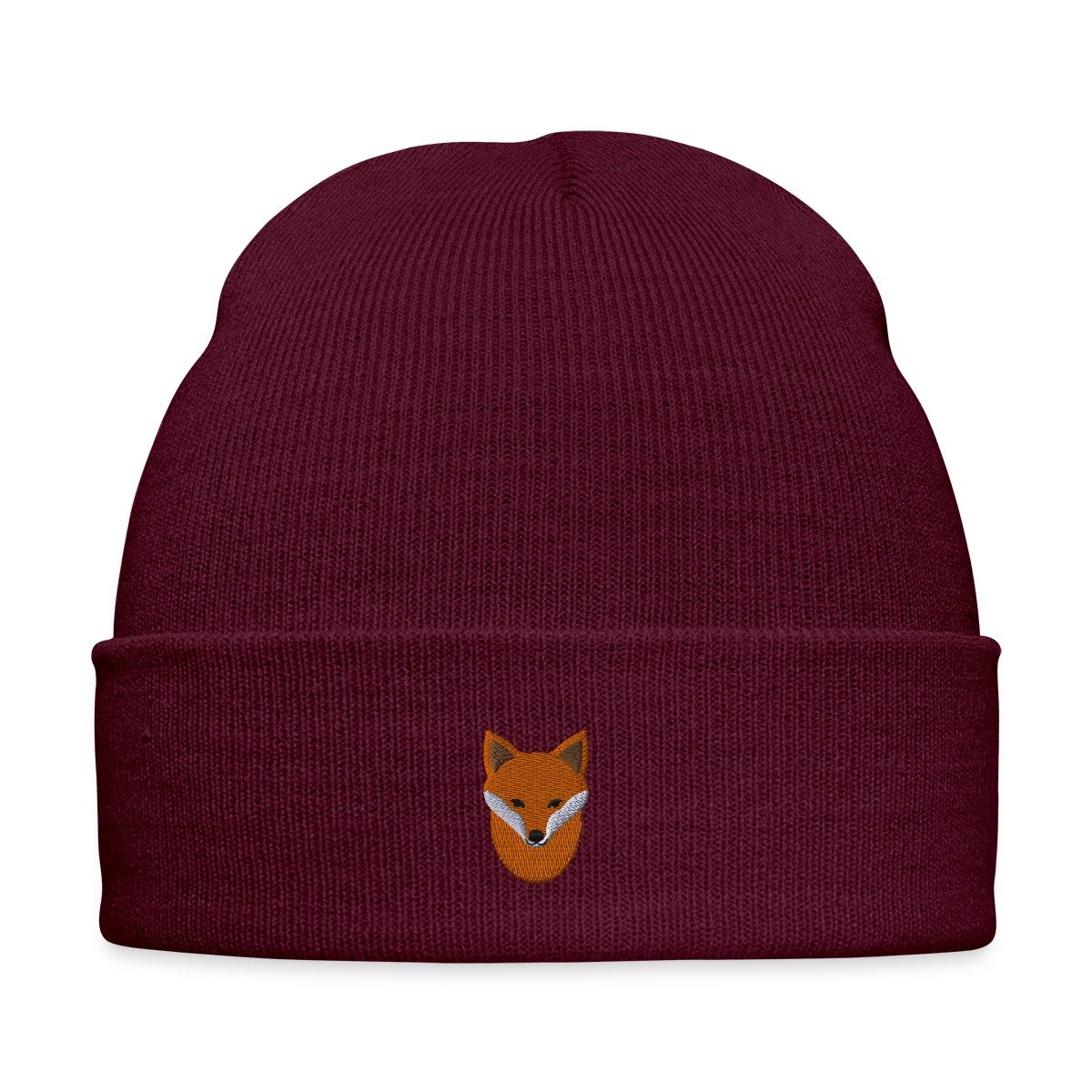Beanie Gestickter Fuchs Für Naturfans Und Ruhige Köpfe Bestickte Wintermütze
