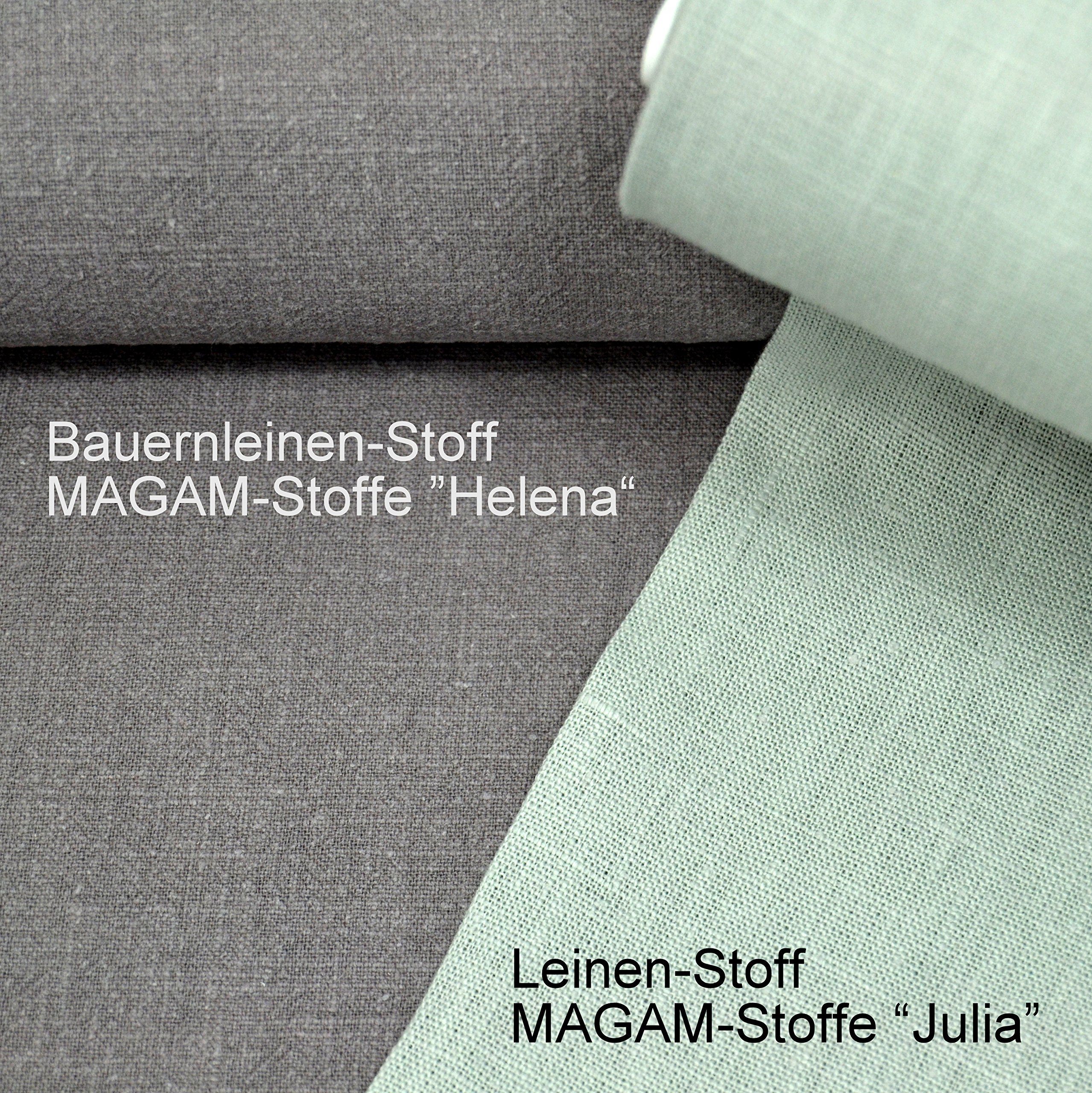 MAGAM-Stoffe Stoff "Helena", Bauern-Leinenstoff aus 100% Leinen ÖKO-TEX Meterware ab 50cm