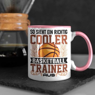 Trendation Tasse Trendation - Basketball Trainer Tasse Geschenk Lustig Spruch So Sieht