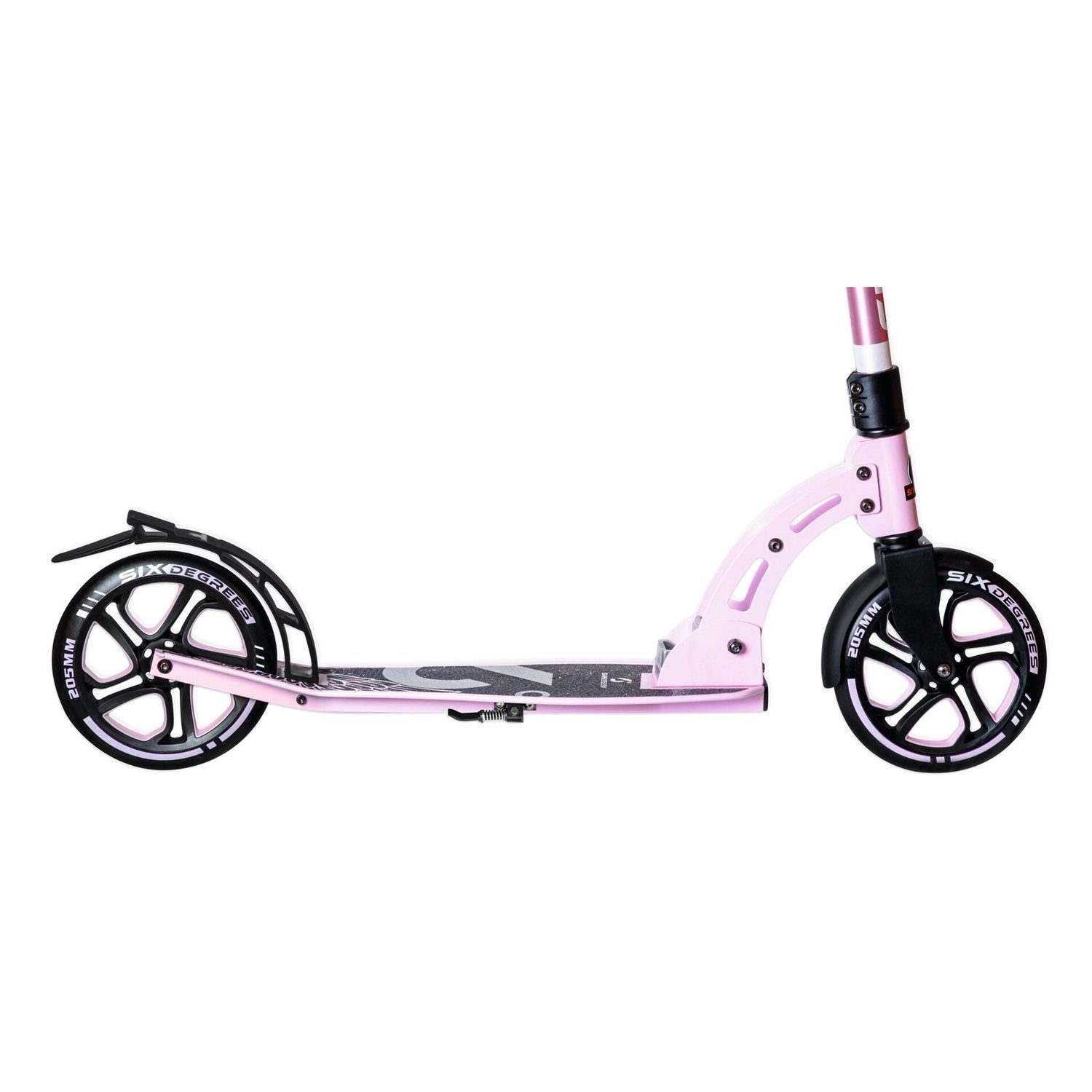 Scooter sports & 569 pastell-pink SIX Aluminium 205 authentic DEGREES Scooter mm toys