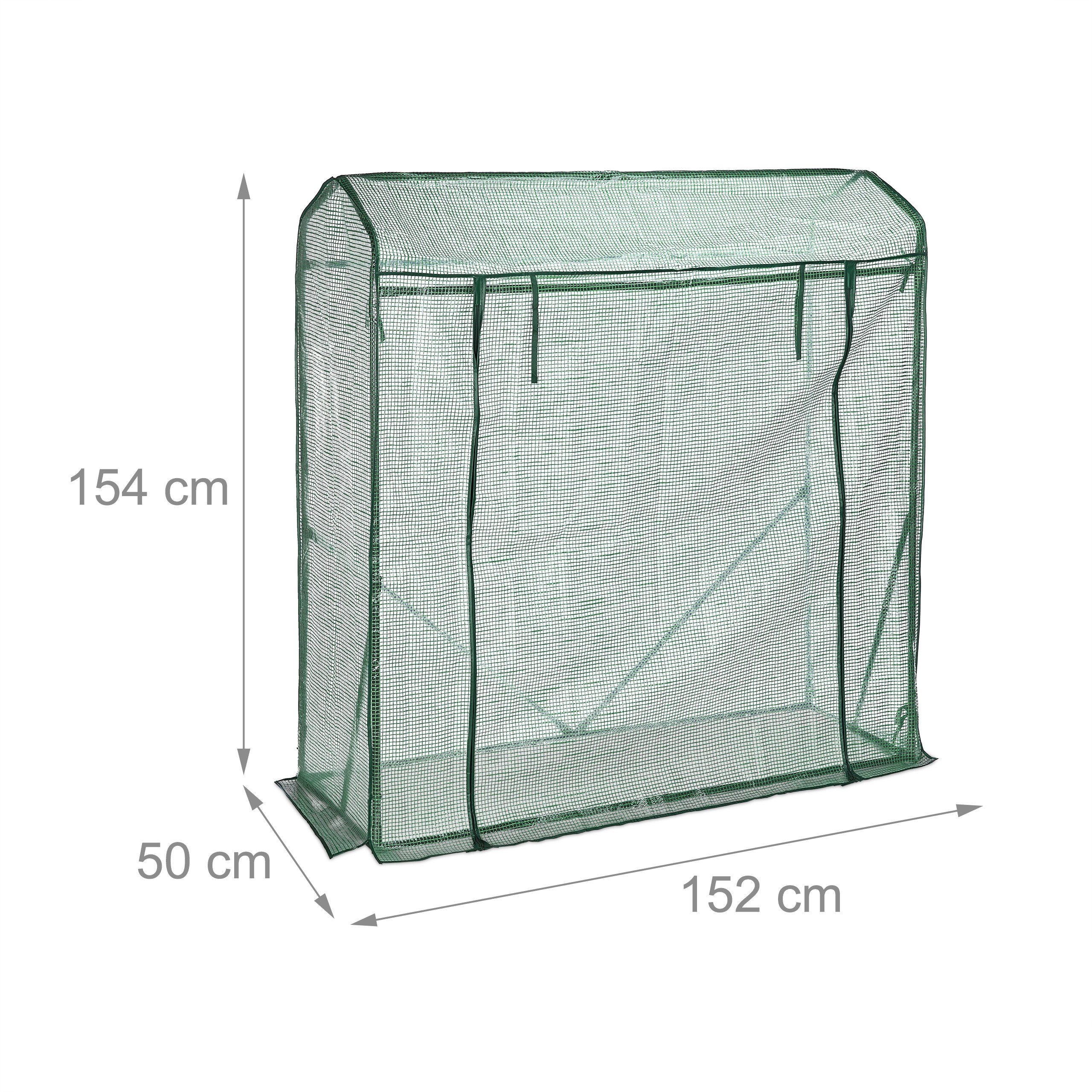 relaxdays Foliengewächshaus Tomaten Gew...