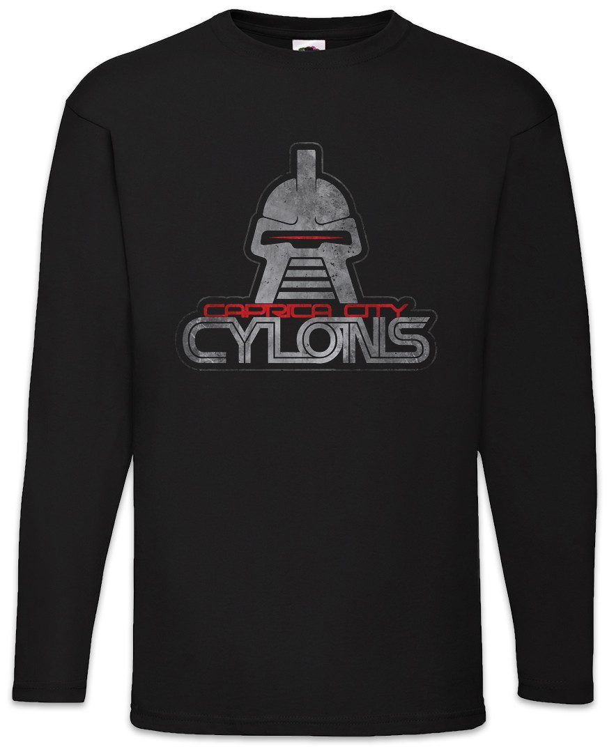 Langarmshirt Caprica City Cylons Langarm T-Shirt TV Kampfstern Series Galactica