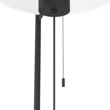 JOOP! Stehlampe ROUND LIGHTS, ohne Leuchtmittel, Warmweiß, mit rundem Textil-Leuchtenschirm und eingelassenem Metall-Dekorband