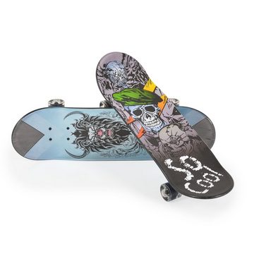 Byox Skateboard Skateboard 28 Zoll ABEC-7, Aluminium PU-Leuchträder LED Deckgröße 71 x 20 cm