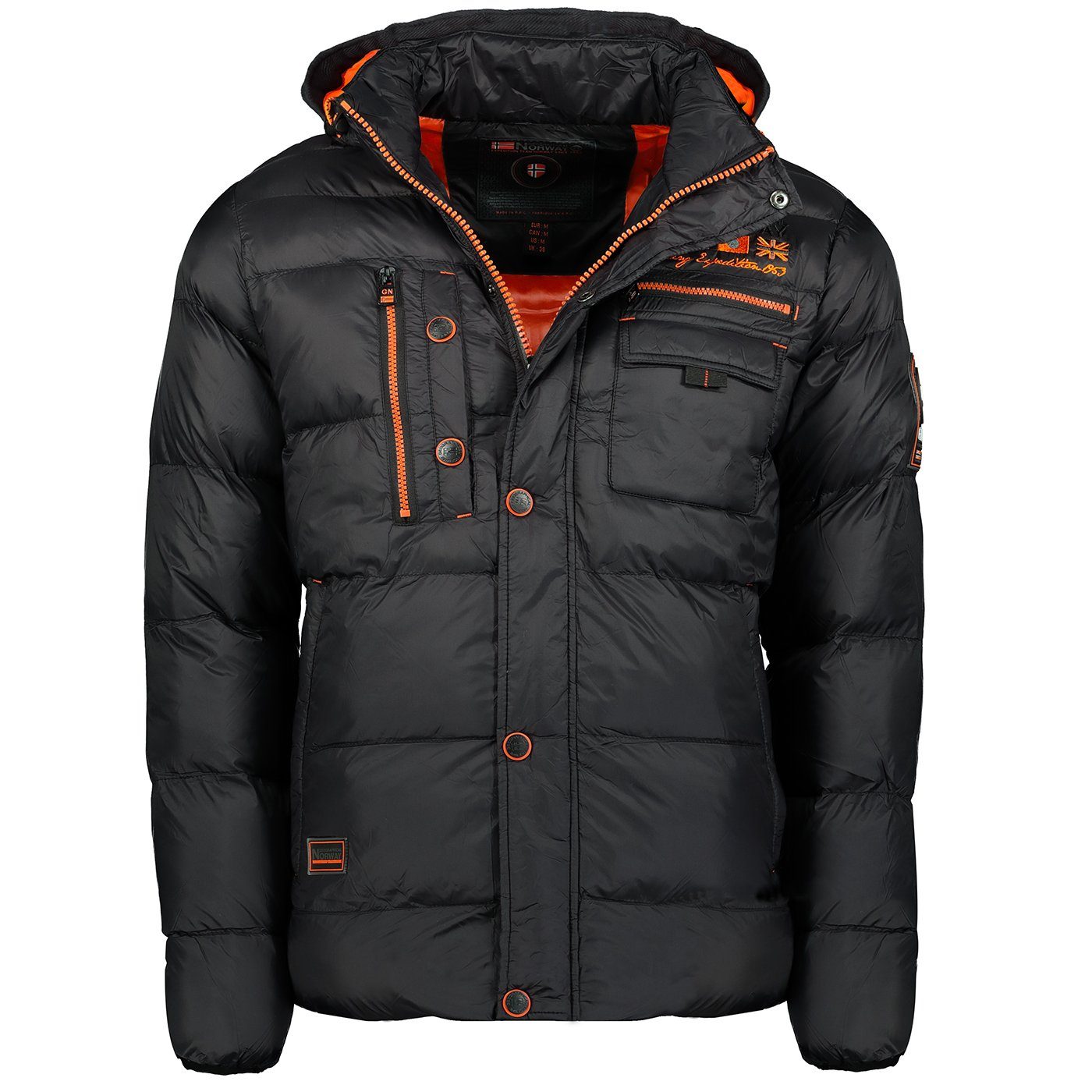 Winterjacke Norway - Black Geographical Schwarz CITERNIER MEN