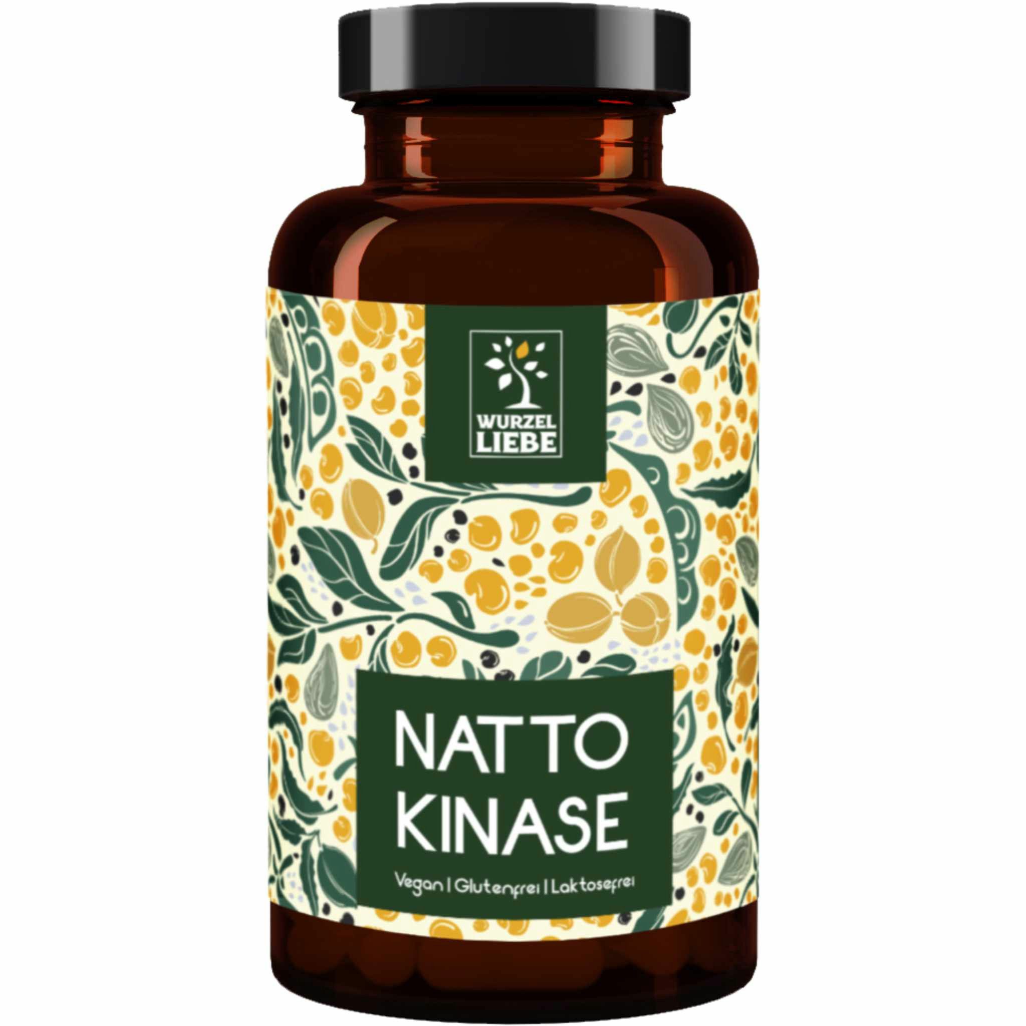 WURZELLIEBE Nattokinase 100 mg & 20.000 FU/g Kapseln, 240 er