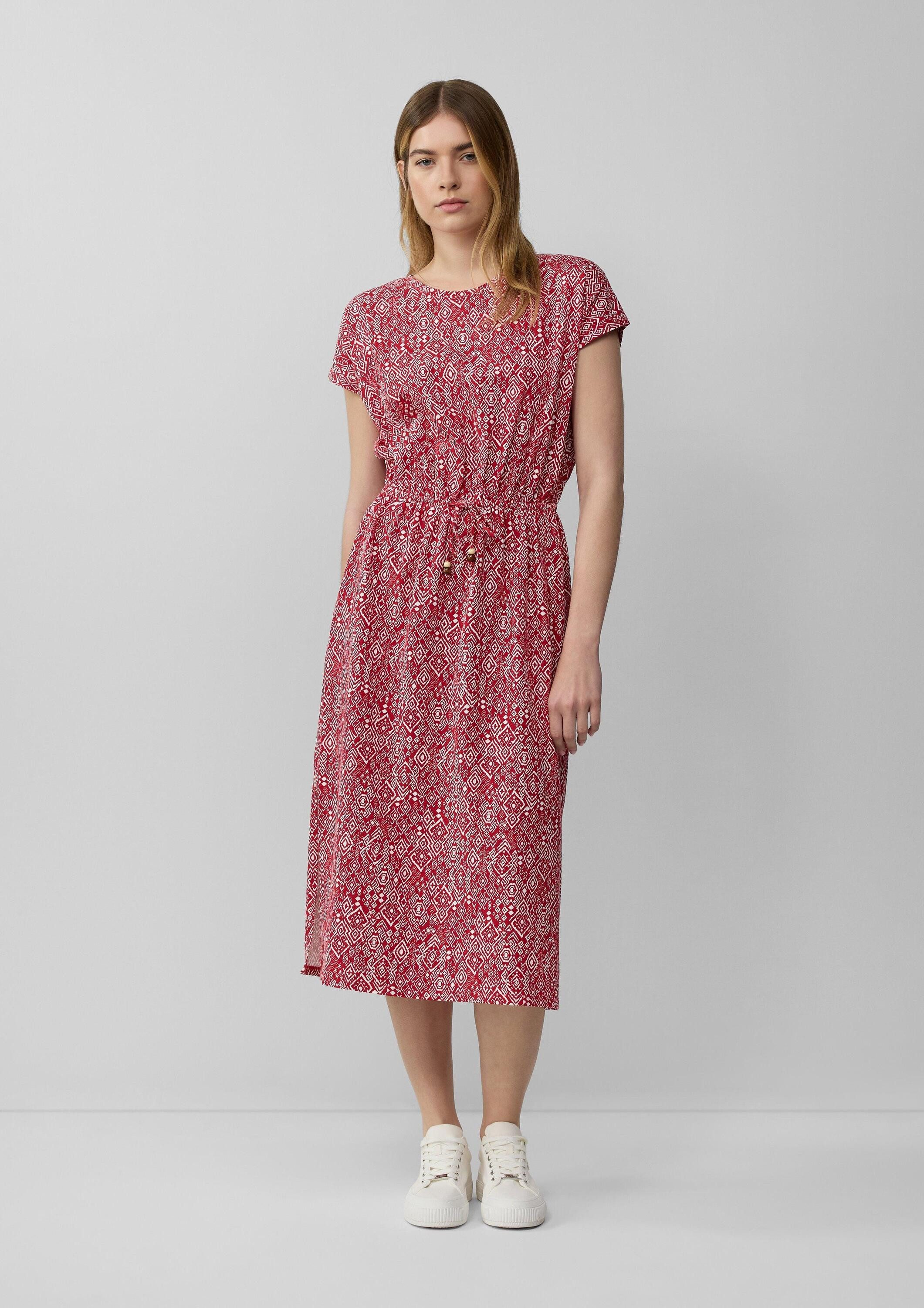 s.Oliver Midikleid Kleid Midikleid aus Baumwollstretch günstig online kaufen
