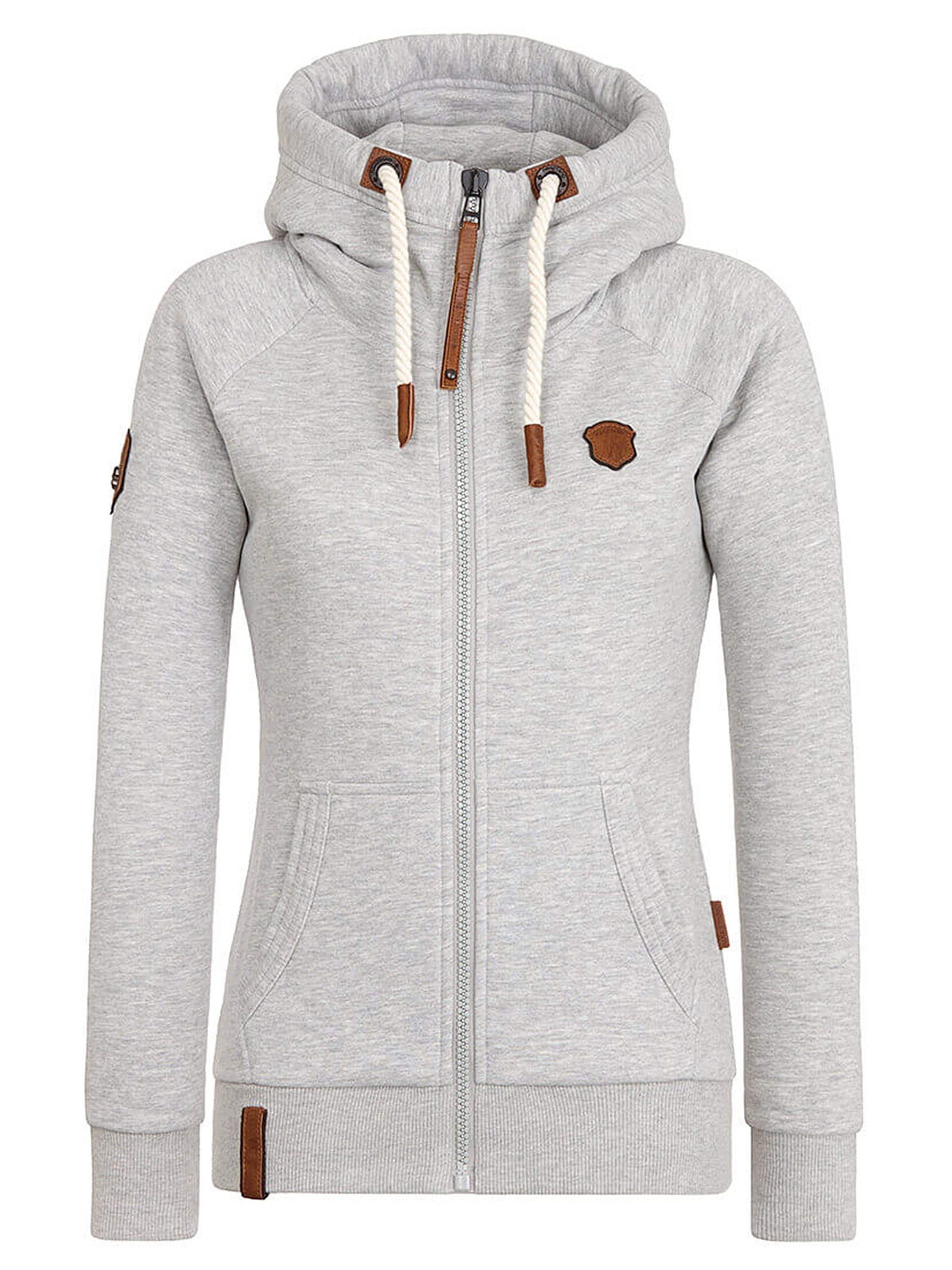 naketano Kapuzensweatjacke »Brazzo«, Ton in Ton Nähte online naketano Kapuzensweatjacke »Brazzo« online kaufen | OTTO