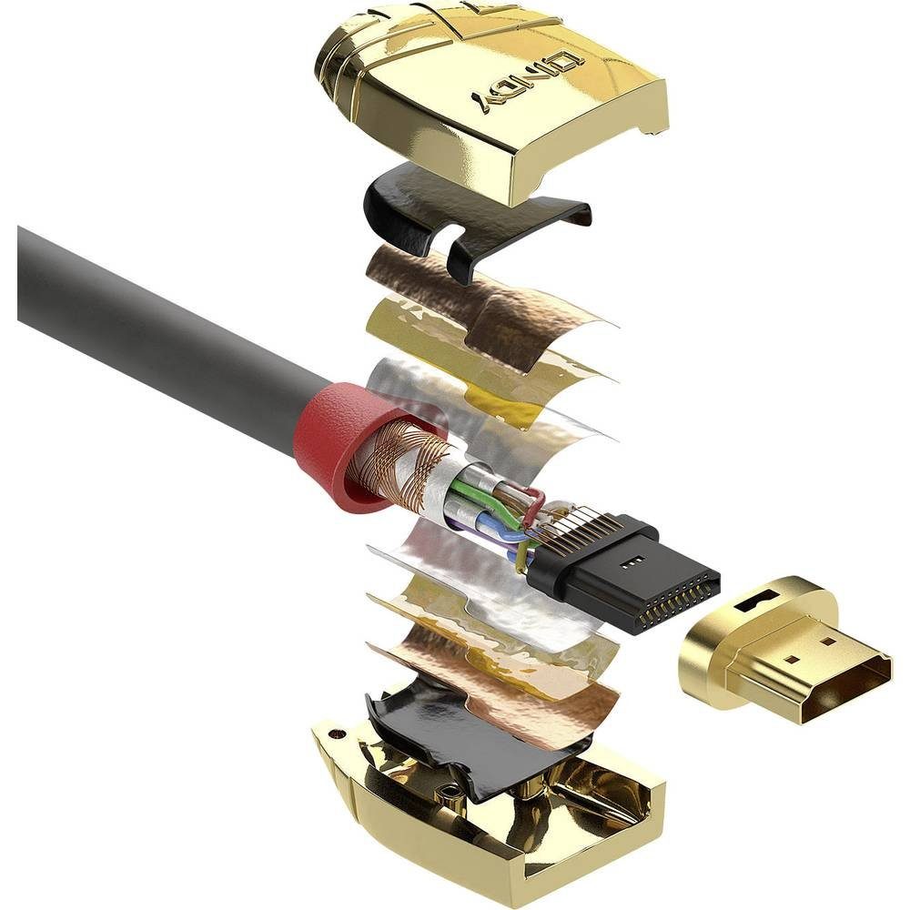 5m High Speed HDMI Kabel, Gold Line HDMI-Kabel