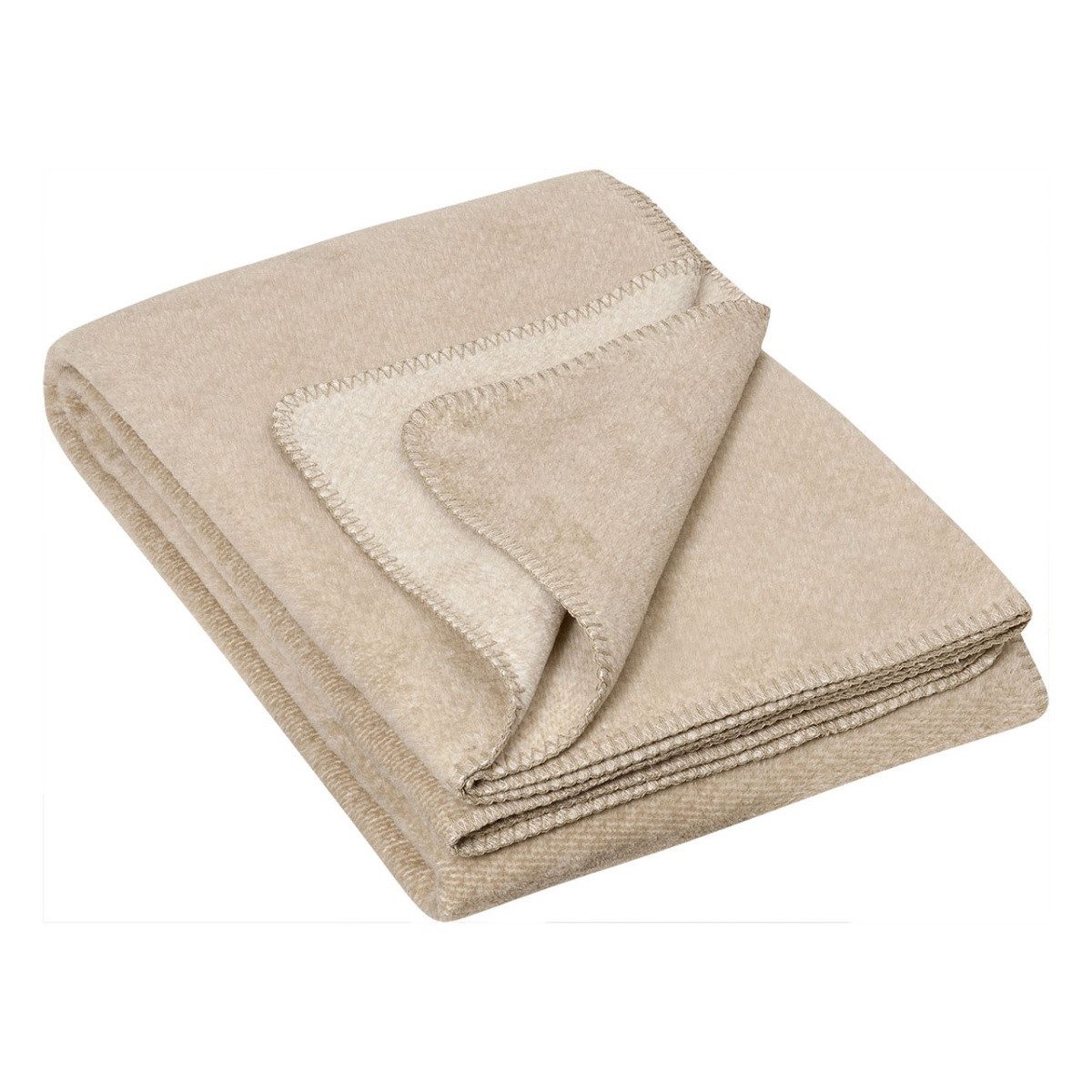 Wohndecke Melange, Richter, elegante Kuscheldecke aus 100% Bio Baumwolle