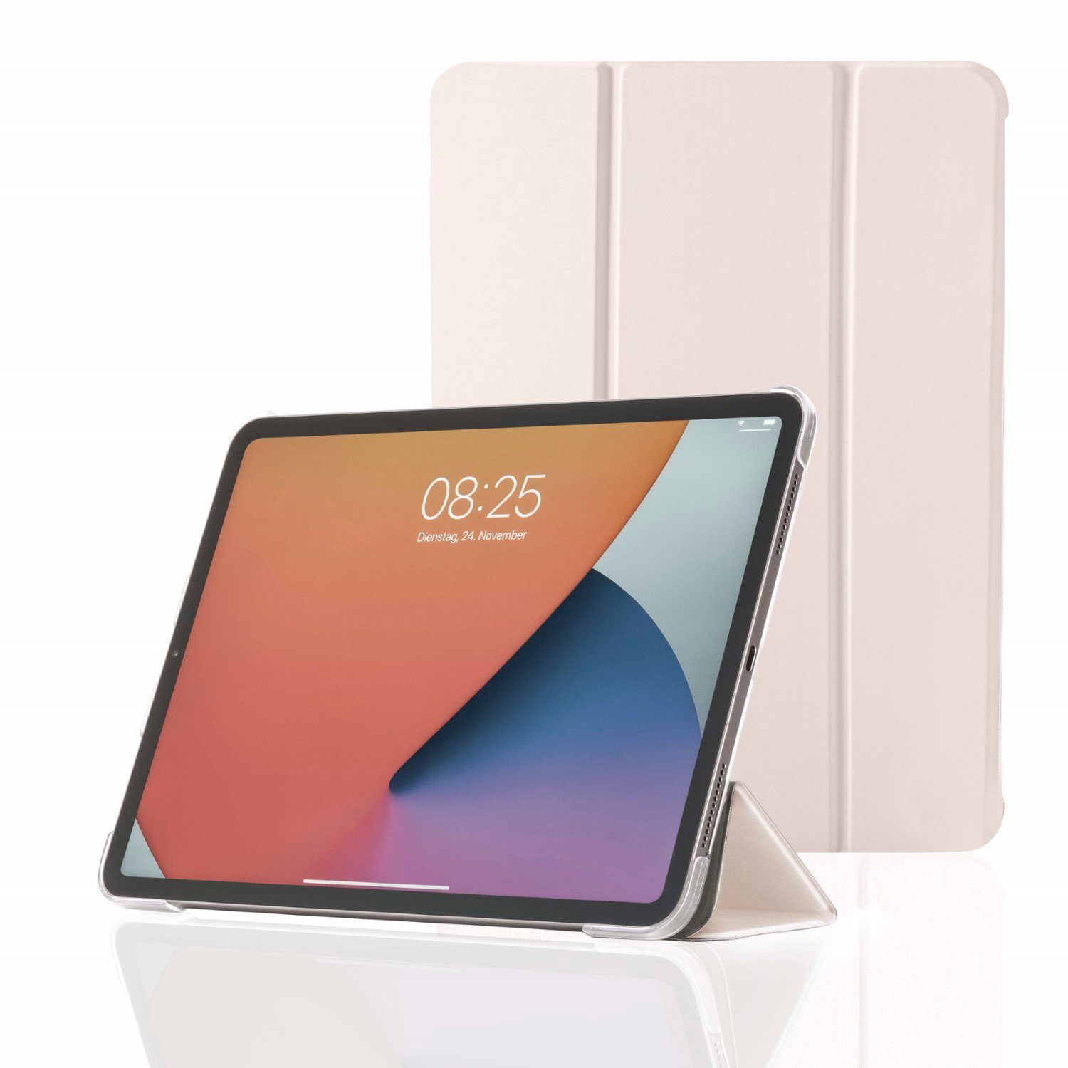 Hama Tablet-Hülle Smart Case Fold Clear Tasche Cover Hülle Rose, für Apple iPad Pro 11" 2020 2. Generation 2021 3. Gen. 2022 4. Gen.