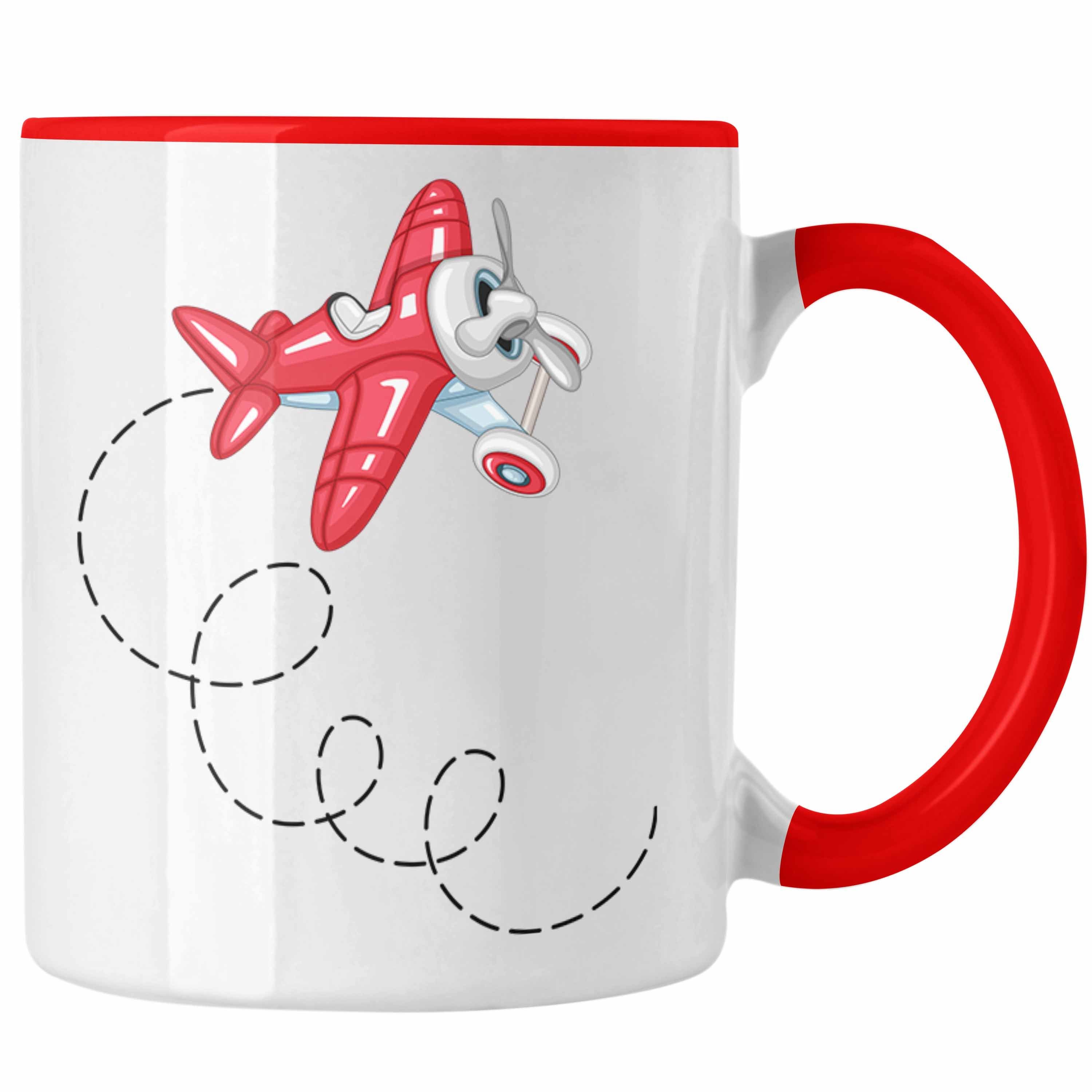 Segelflieger Segelflieger Rot Tasse Geschenk Tasse Trendation