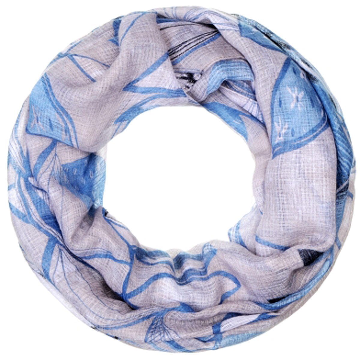 Faera Loop, Damen Schal Tropische Flora günstig online kaufen