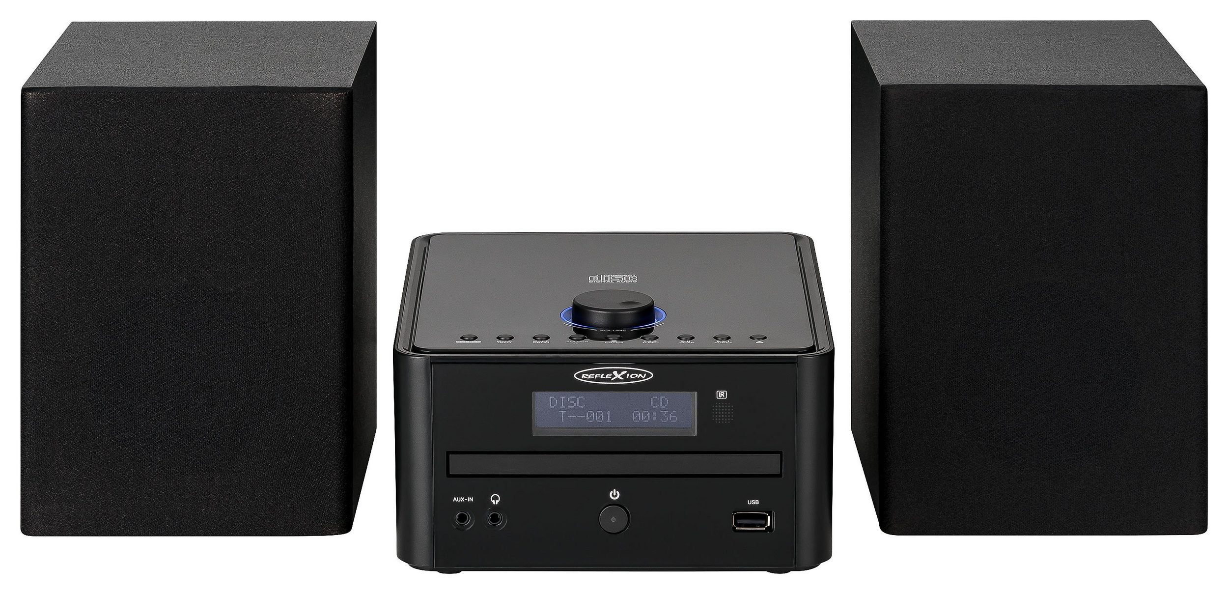 UKW, und USB, MP3/CD, DAB, (DAB/DAB+, mit Microanlage Bluetooth) Radio, HIF79DAB Reflexion W, UKW Stereo-Micro-Hifi-System 80,00