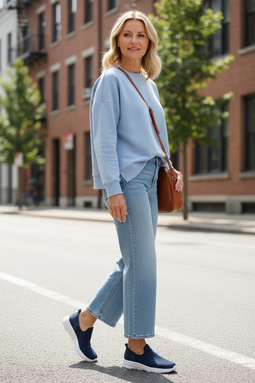 Taschen4life Sommerschuh 8503 Slip-On Sneaker leicht, zum Schlupfen, Ferse gepolstert