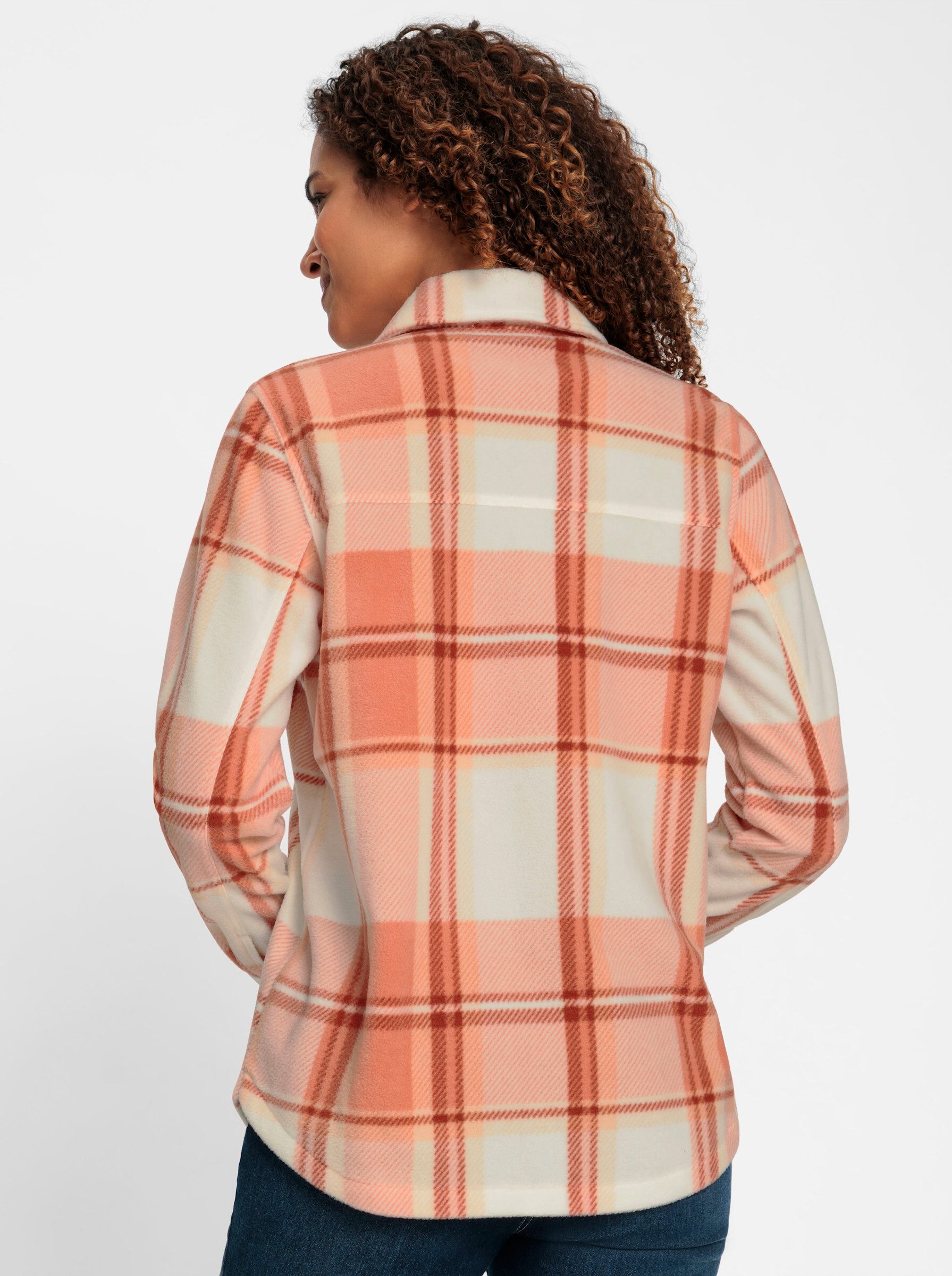 Witt Fleeceshirt Fleece-Bluse Langarm Länge ca. 74 cm