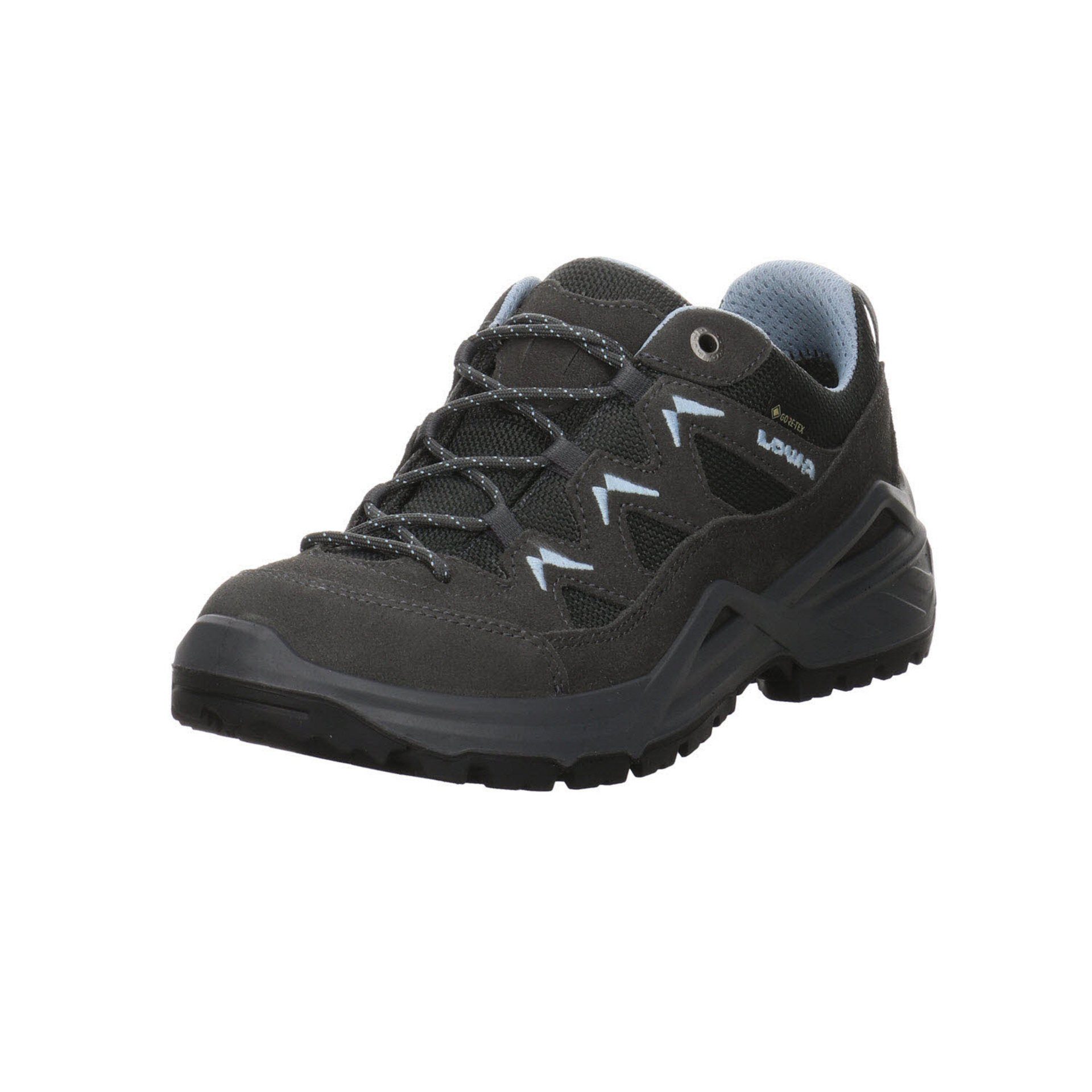 Lowa Damen Schuhe Outdoor Outdoorschuh Leder-/Textilkombination GRAPHIT/EISBLAU