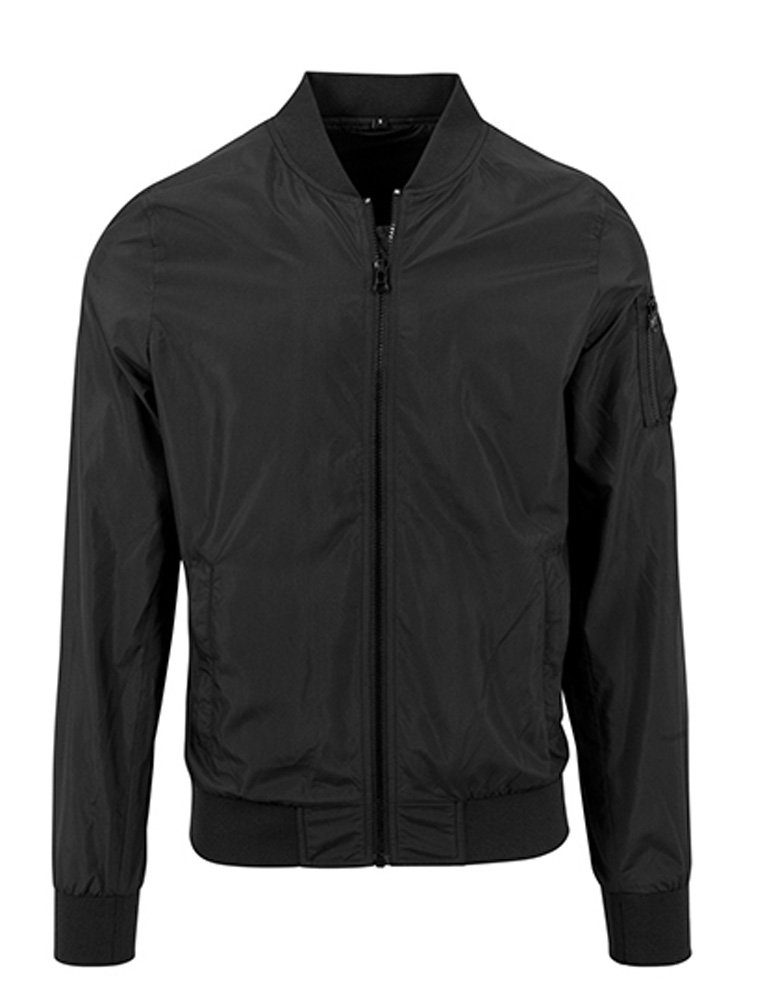 Goodman Design Blouson Leichte Herren Nylon Bomber Jacket Windjacke Ripp-Bündchen an Saum und Ärmelöffnung