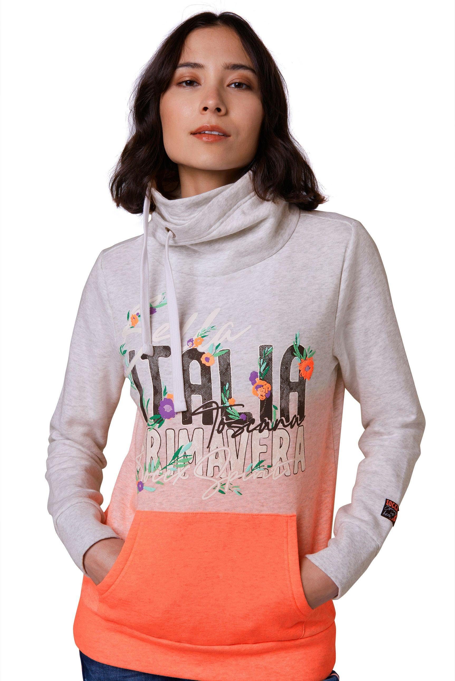 SOCCX Sweatshirt mit auffälligem Farbverlauf | OTTO