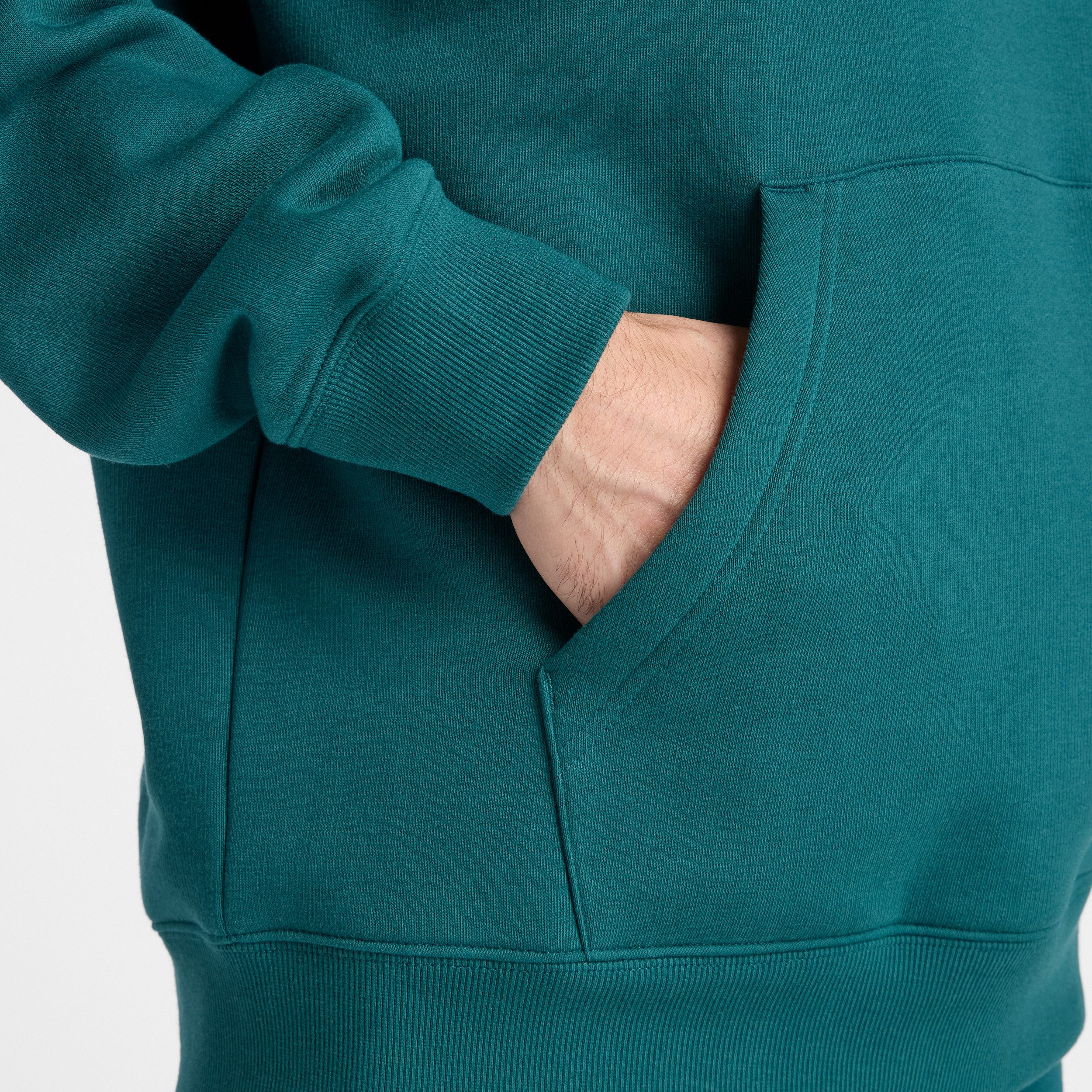 New Balance Kapuzensweatshirt Sport Essentials Fleece Hoodie mit Rundhalsausschnitt, Langarm-Design, aus Baumwolle und Polyester