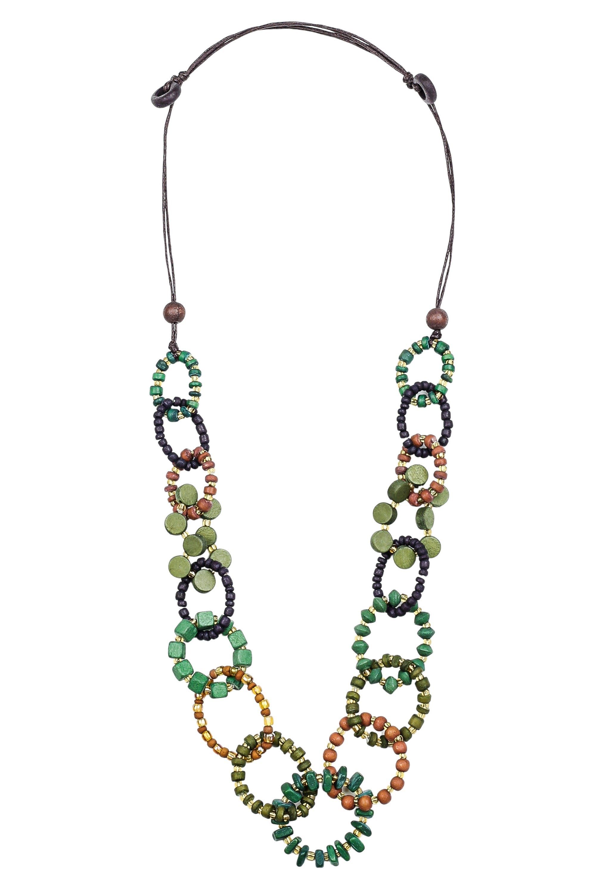 COLLEZIONE ALESSANDRO Lange Kette Boho, filigran gearbeitet