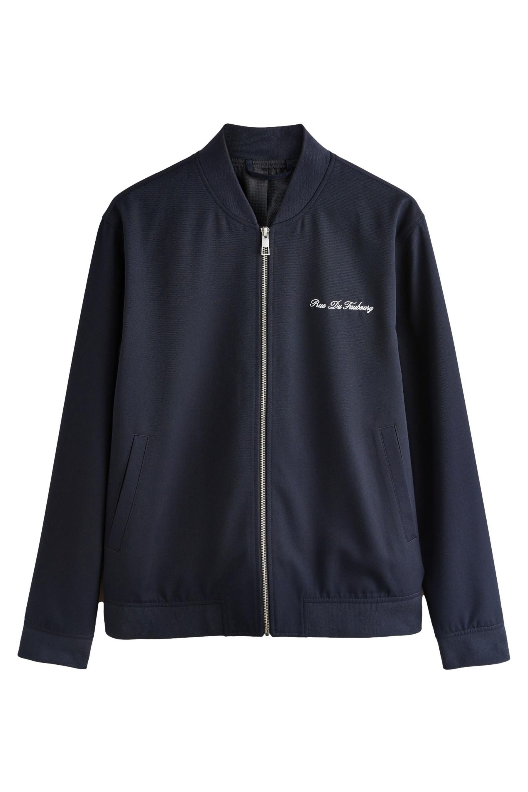 Next Bomberjacke Edle Bomberjacke mit Stickerei (1-St)