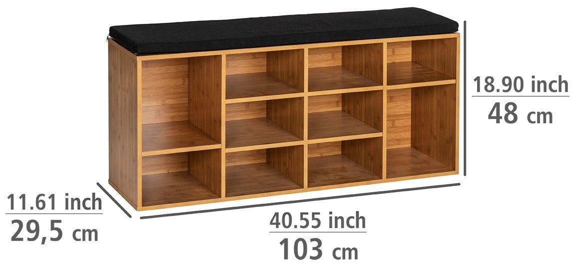 WENKO Schuhbank Loft, BxTxH: 103x29,5x48 cm