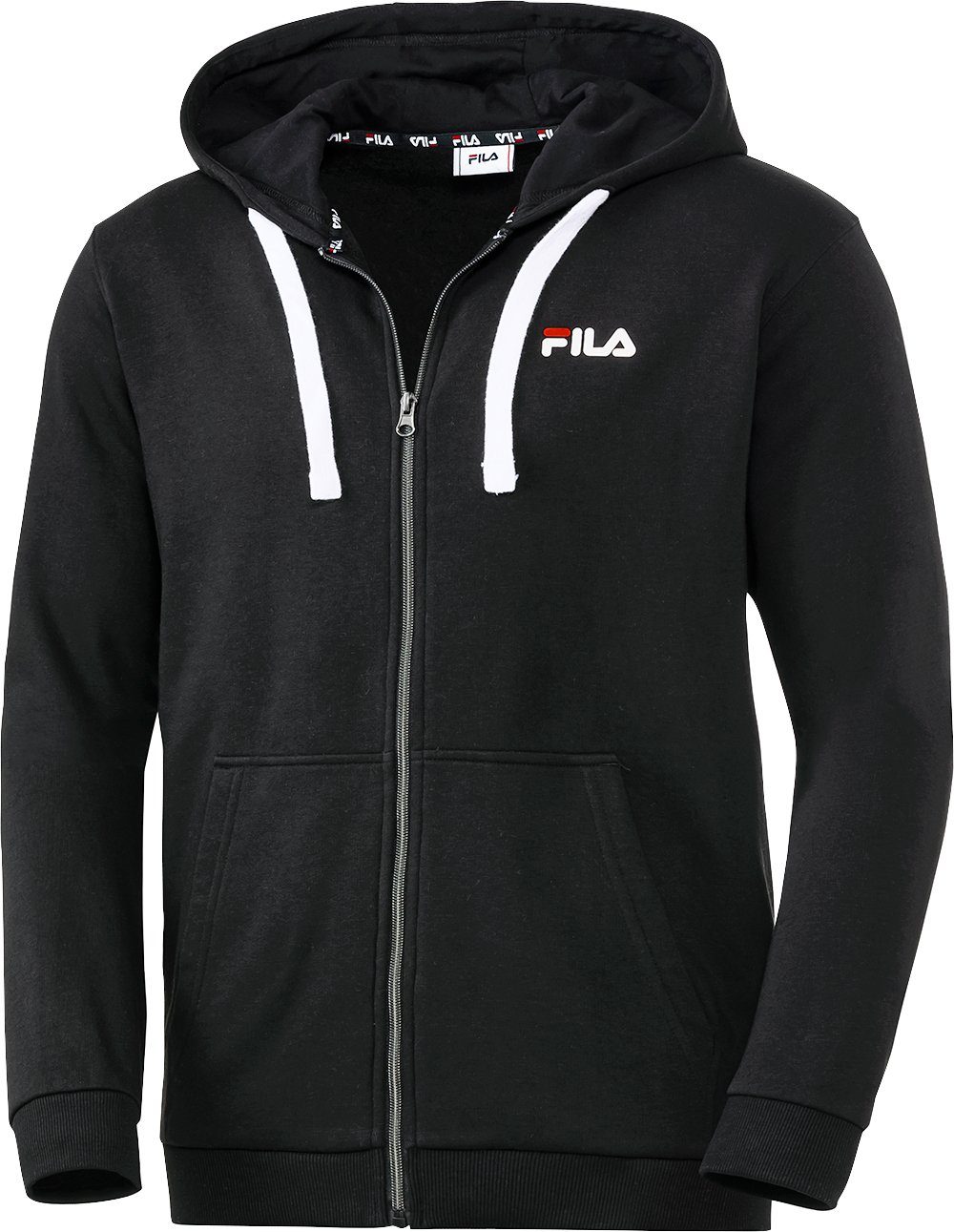 Fila Kapuzensweatjacke aus formstabilem Sweatstoff, sportlich mit praktischer Kapuze