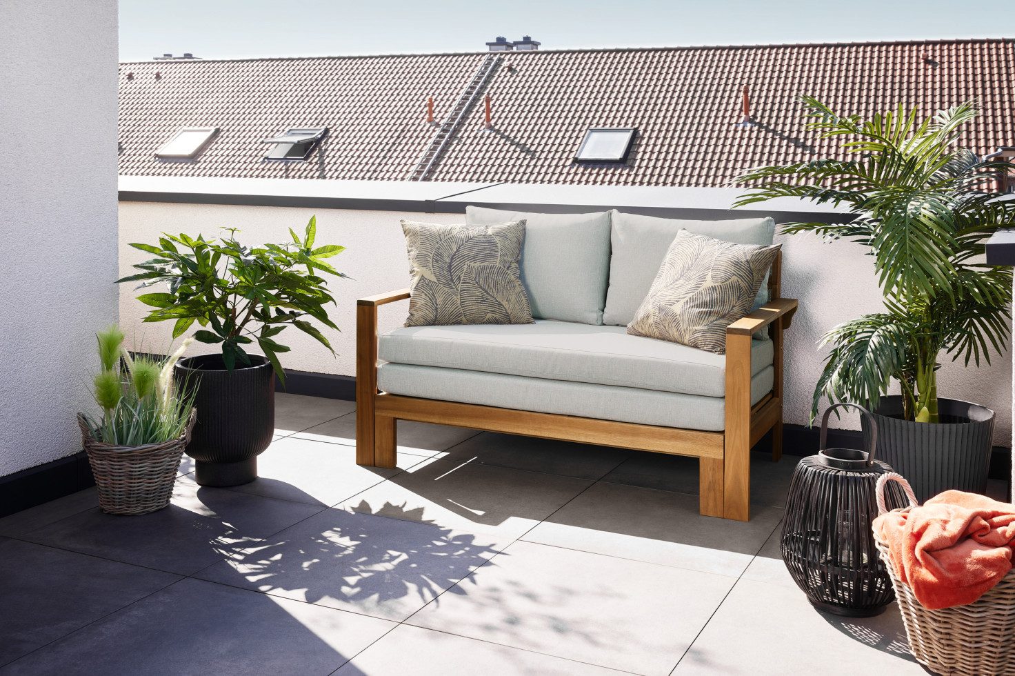 Primaster Loungebett Primaster Loungebett Capri inkl. Auflage, Ausziehbar witterungsbeständig