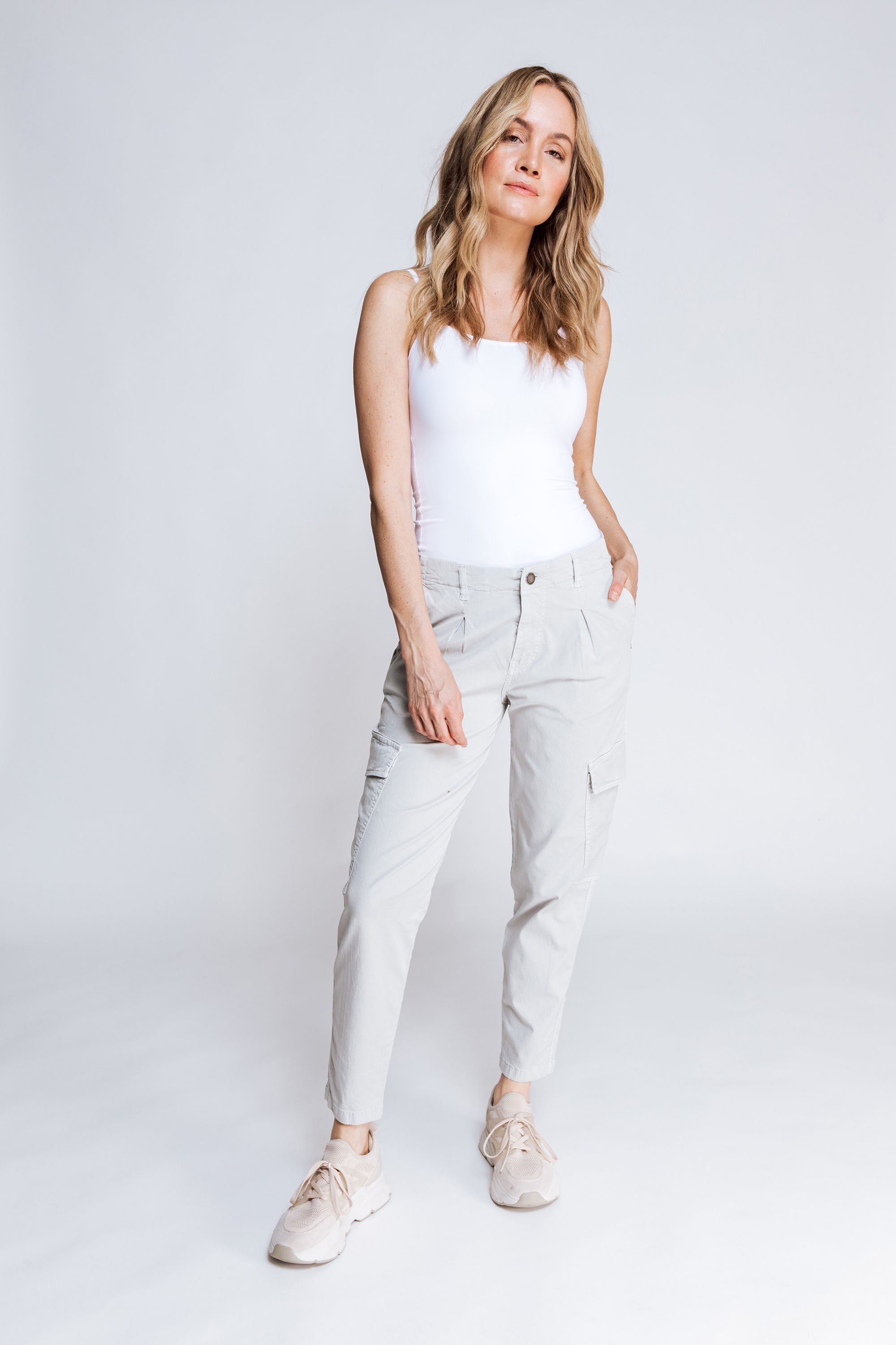 Zhrill Cargohose Cargohose CALLA Grau (0-tlg) günstig online kaufen
