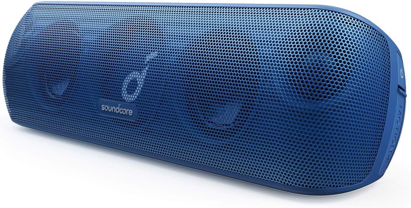 SoundCore Motion+ Bluetooth-Lautsprecher (Bluetooth 5.0, Intensiver Bass, Hi-Res Audio, 12h Akkulaufzeit, IPX7 Wasserschutz)