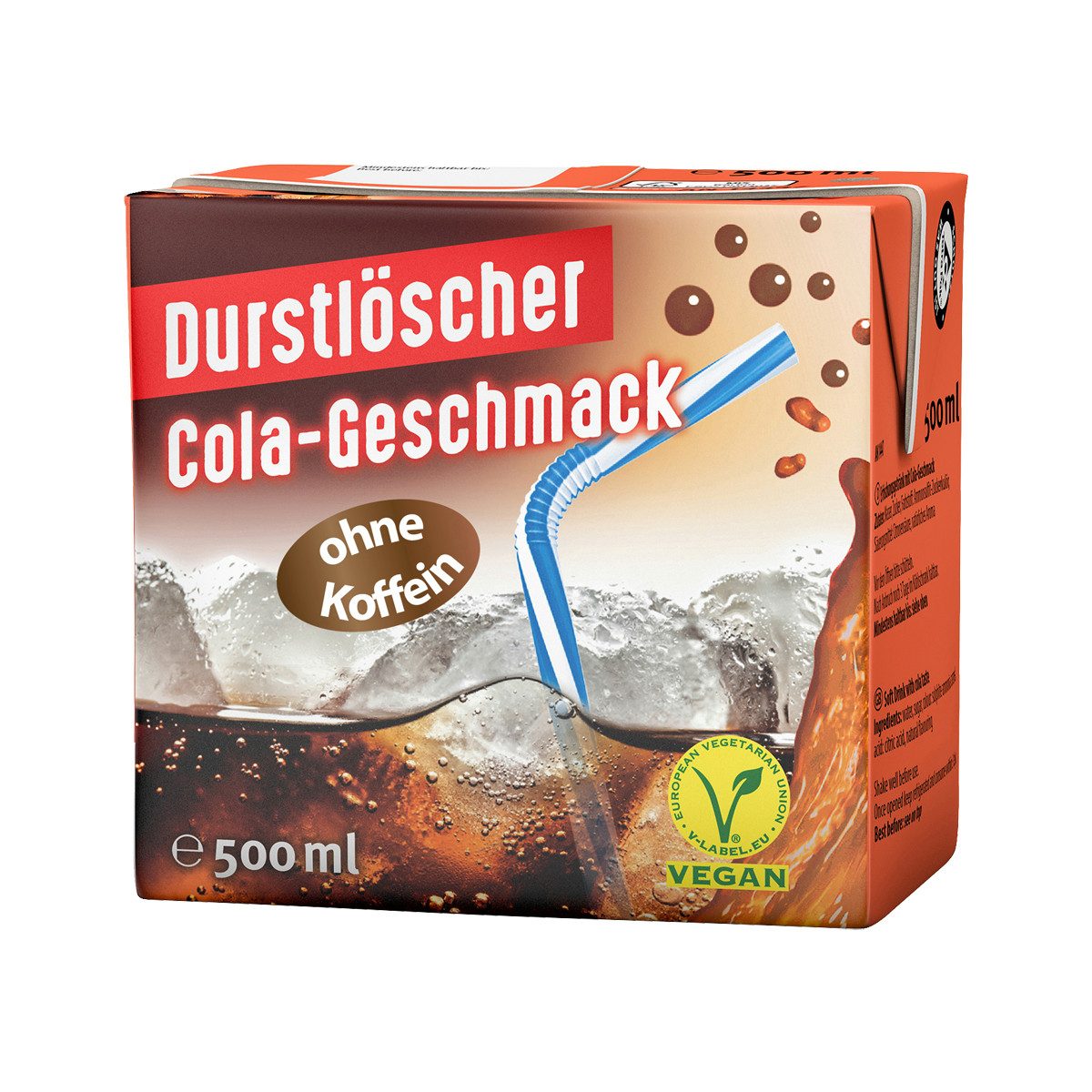 DURSTLOESCHER Softgetränk, Durstlöscher Cola die leckere Erfrischung für zwischendurch 500ml