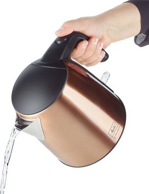 Melitta Wasserkocher Prime Aqua Mini Metallic 1018-05, 1 l, 2200 W, kupfer