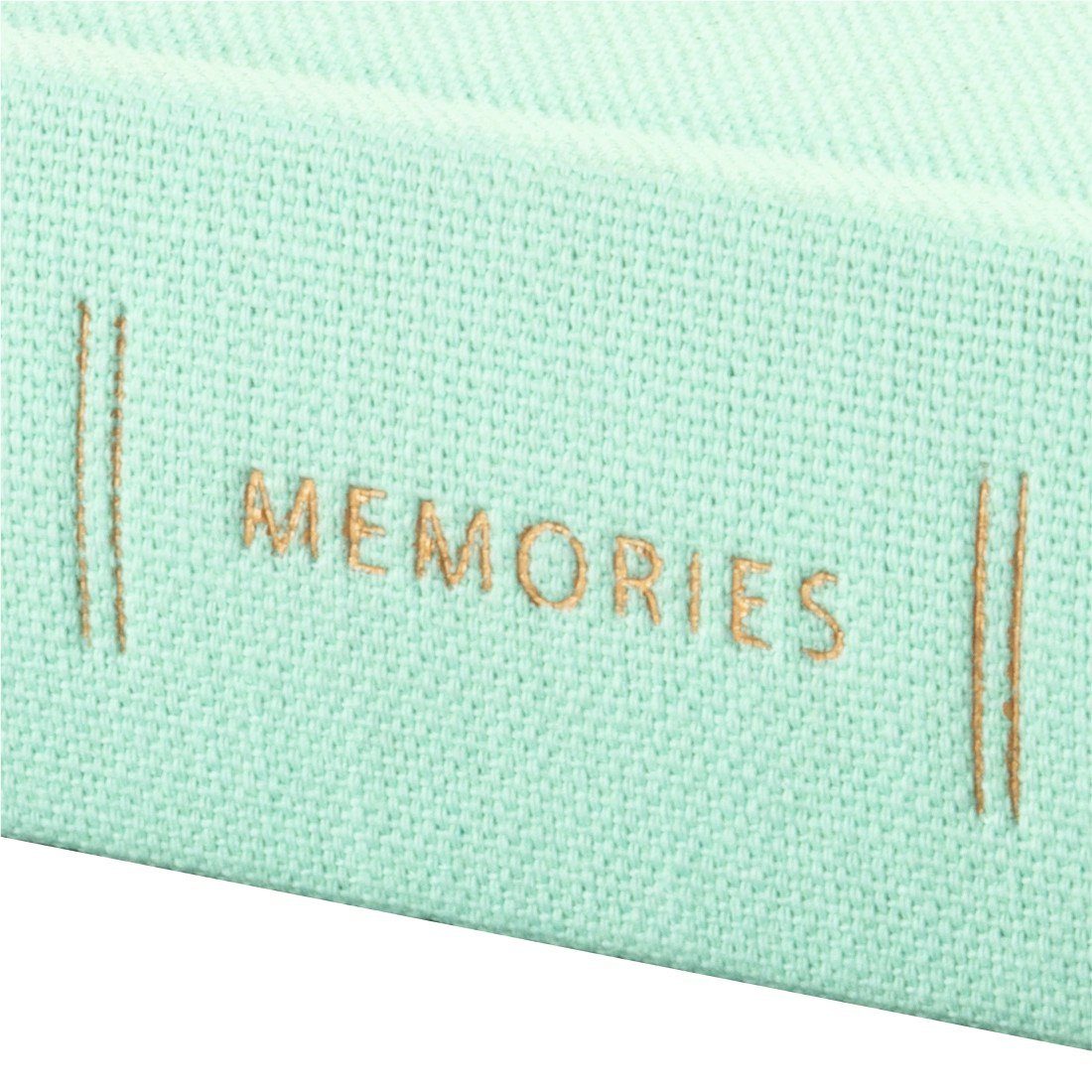 Buch 50 mint "Memories", cm, Album schwarze Fotoalbum Hama 25x25 Seiten