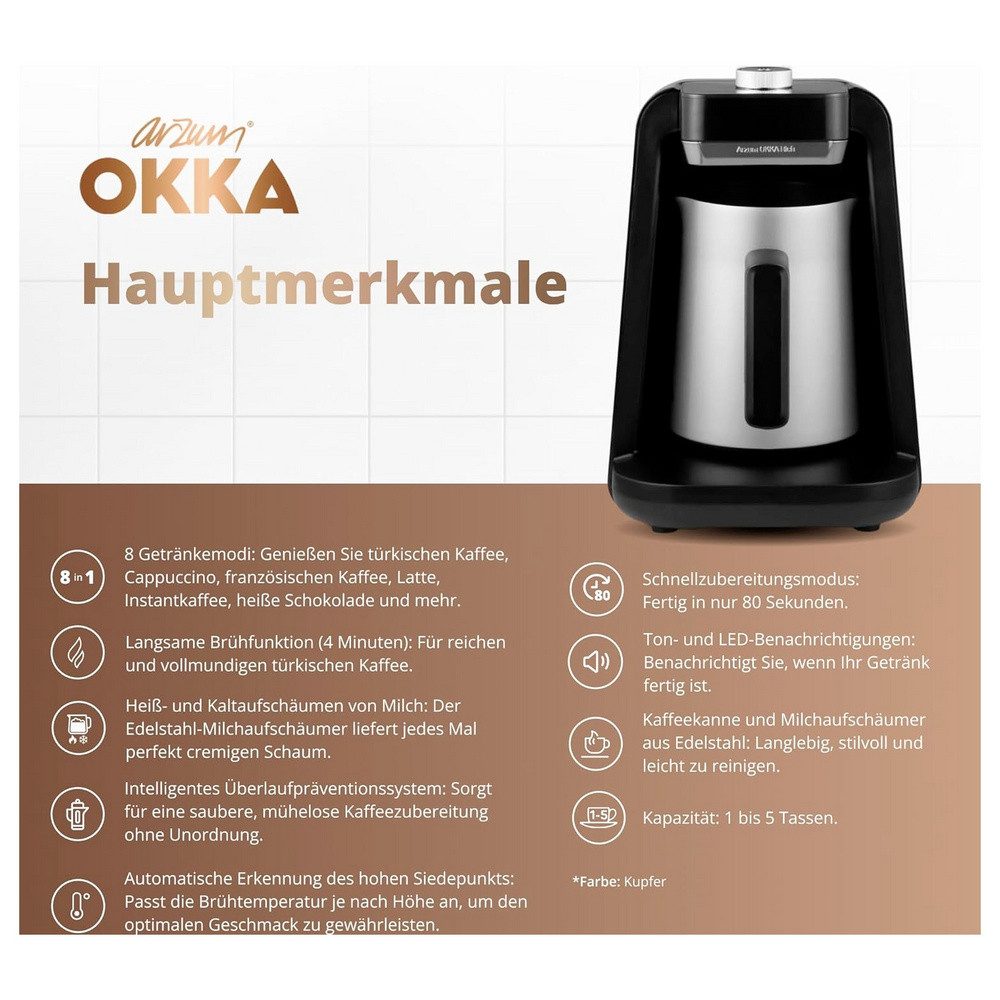 Arzum Filterkaffeemaschine OK0026-C